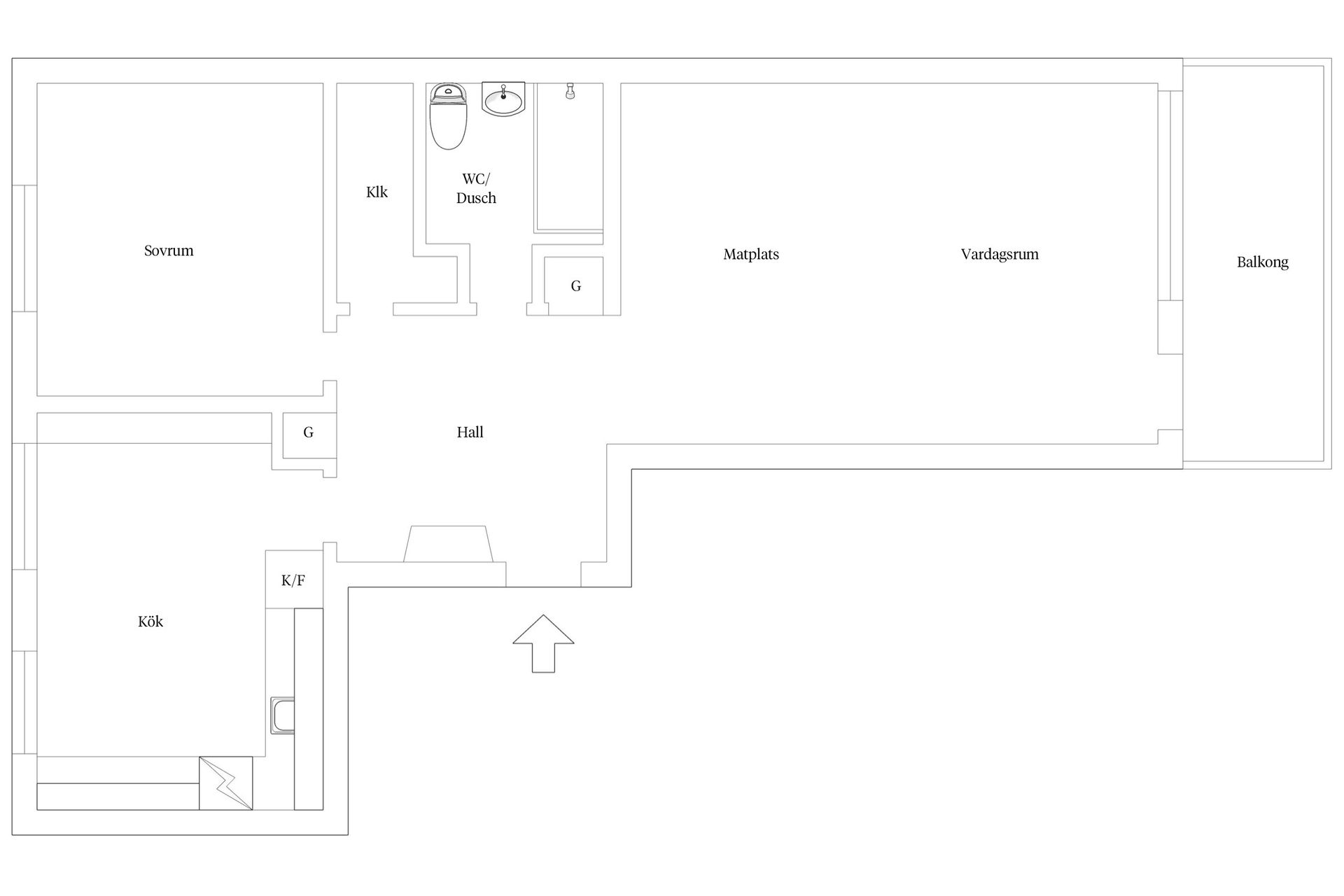 Bostadsrätt, Kungsgatan 23, Torpa - Söder, Jönköping