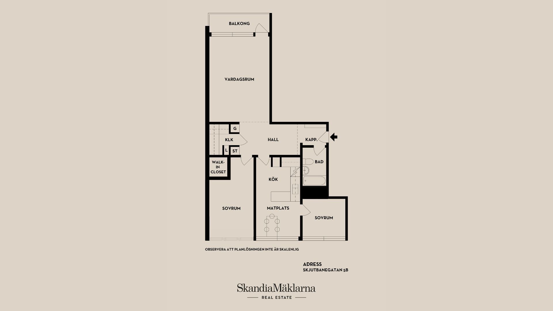 Bostadsrätt, Skjutbanegatan 5B, Norra Haga, Västerås