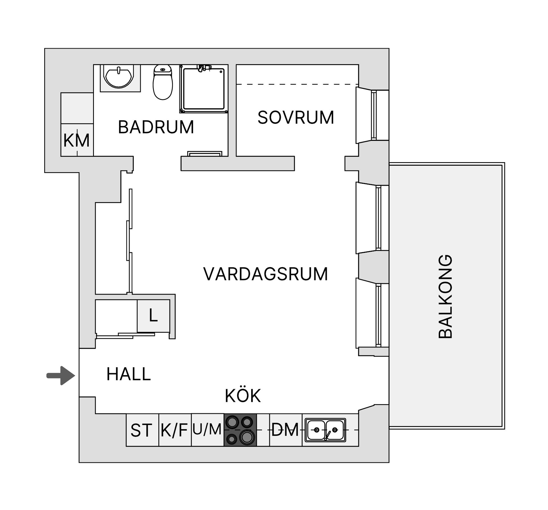 Bostadsrätt, Broslättsgatan 17, Mölndals innerstad, Mölndal