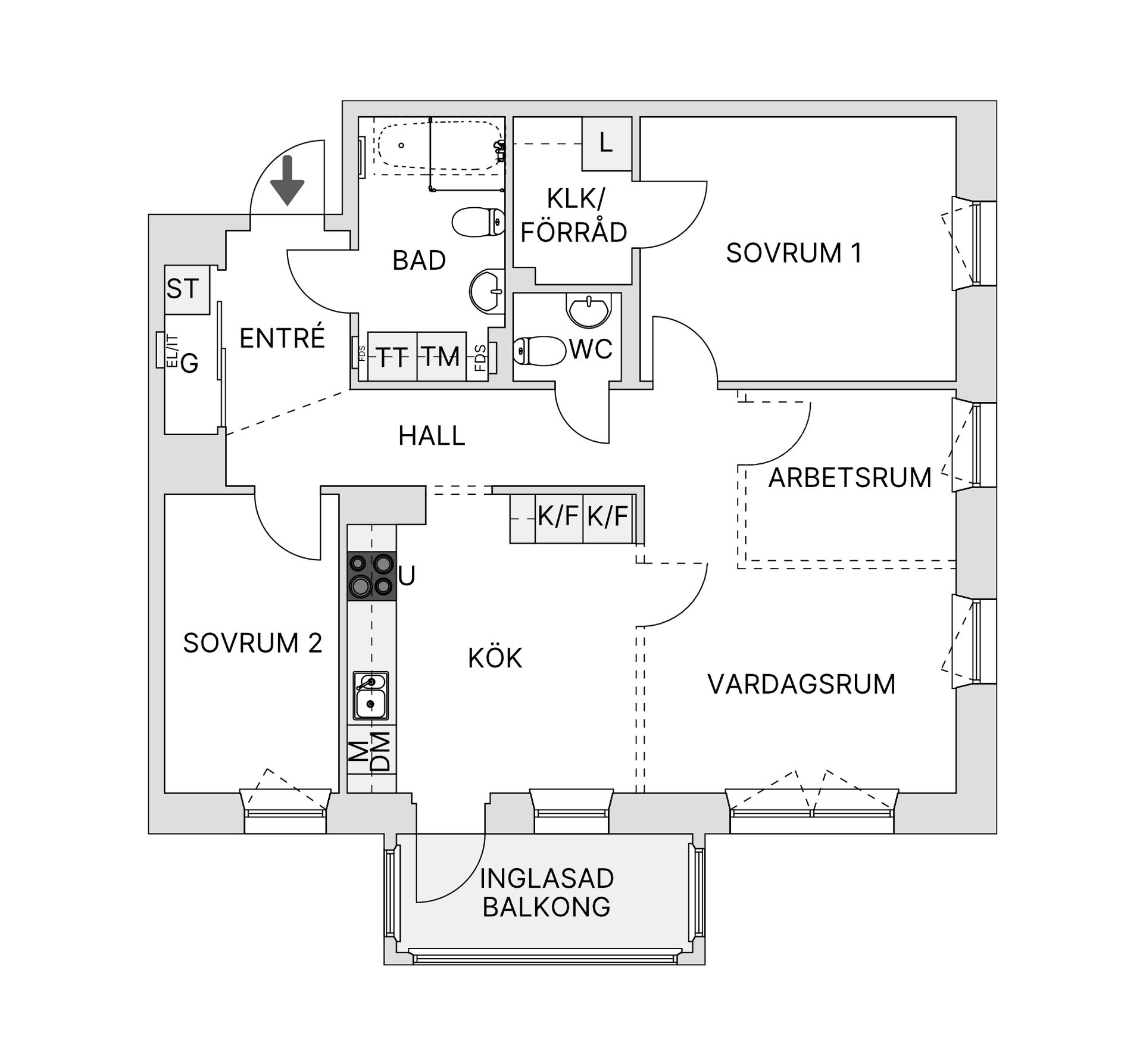 Bostadsrätt, Tidvattengatan 19, Tyresö Centrum, Tyresö