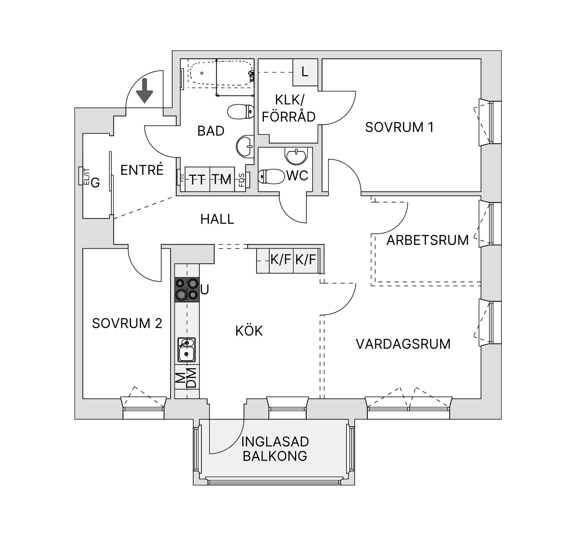 Bostadsrätt, Tidvattengatan 19, Tyresö Centrum, Tyresö
