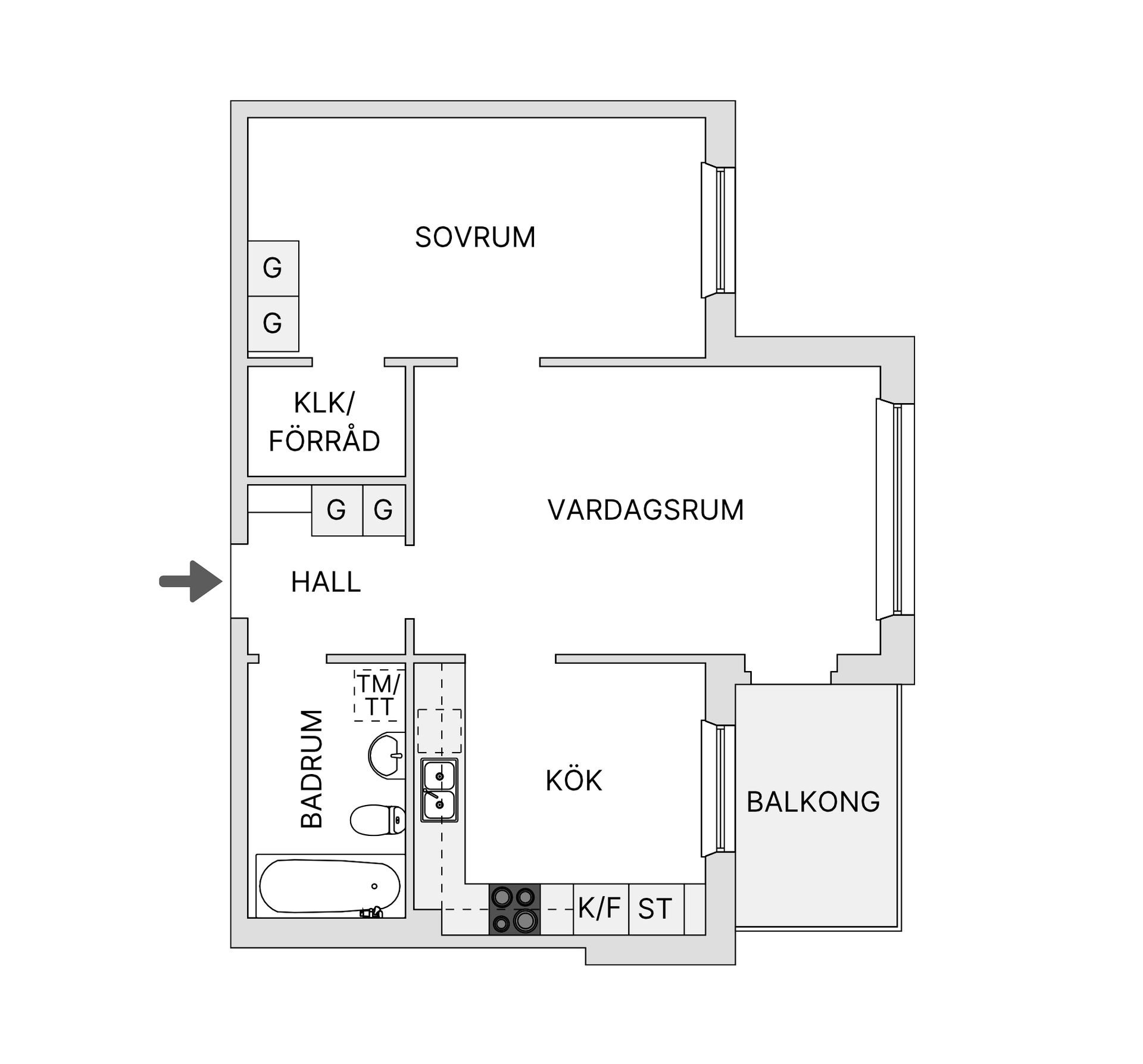 Bostadsrätt, Rågsvedsvägen 93, Stockholm