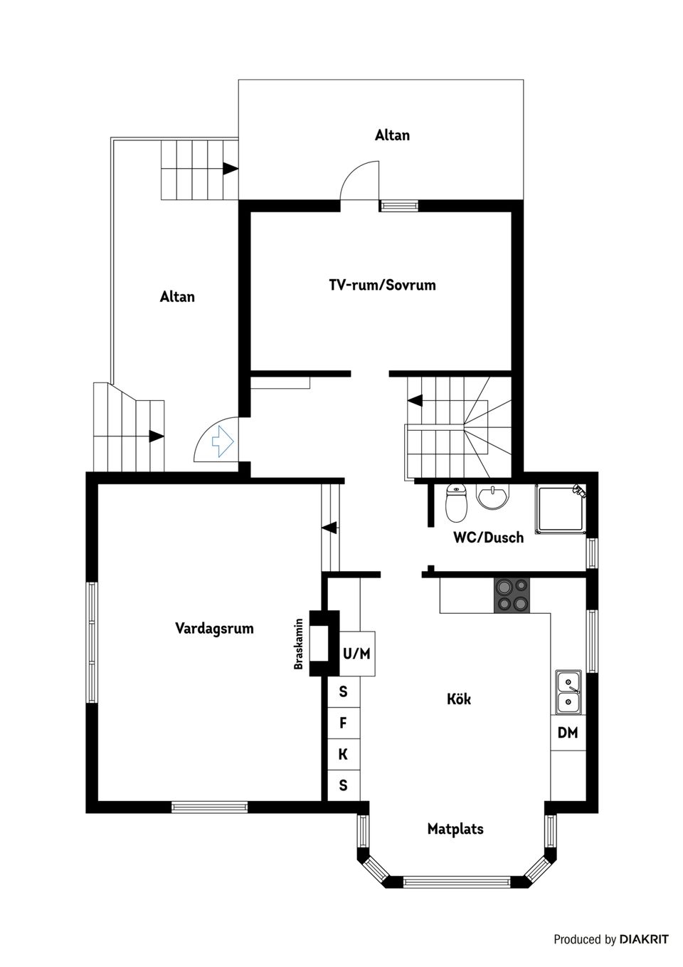 Villa, Stockholmsvägen 31, Öster, Nyköping