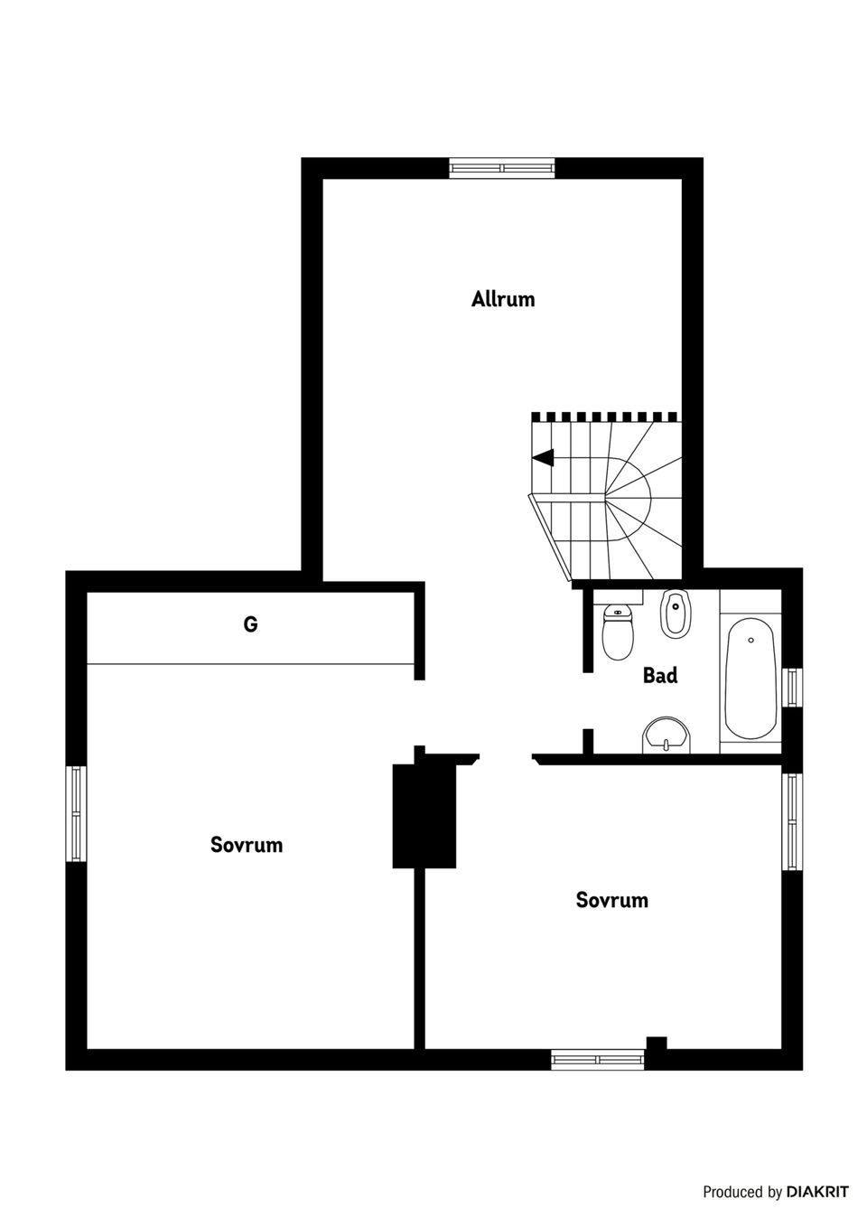 Villa, Stockholmsvägen 31, Öster, Nyköping