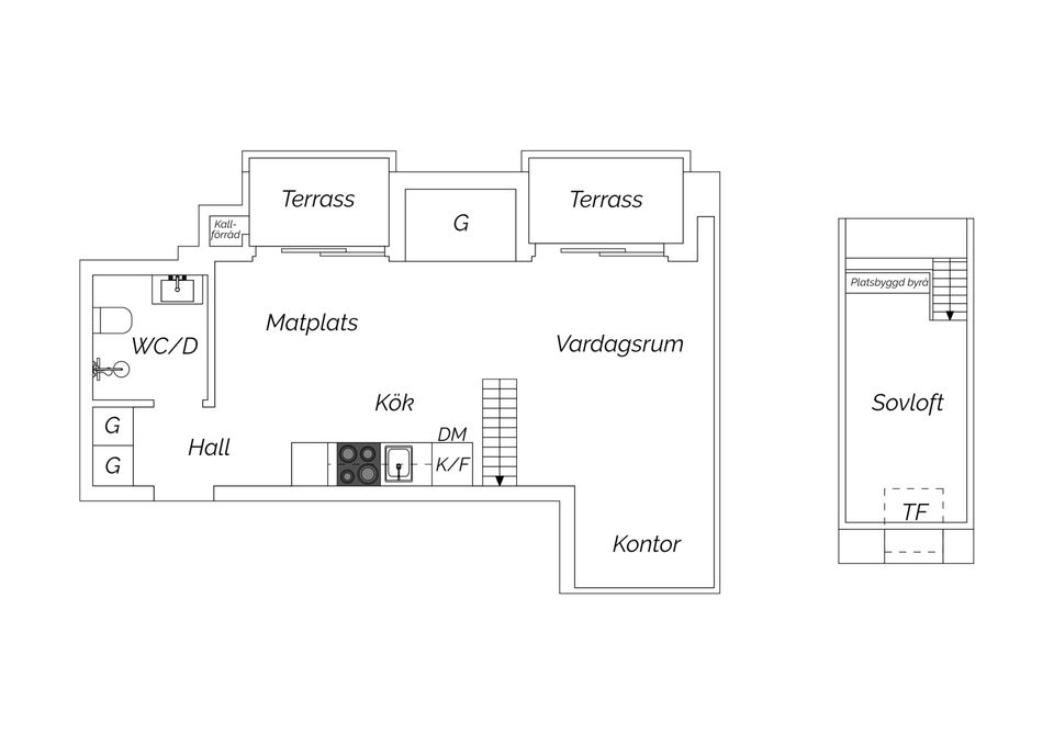 Bostadsrätt, Inedalsgatan 15, Vån 7, Kungsholmen, Stockholm