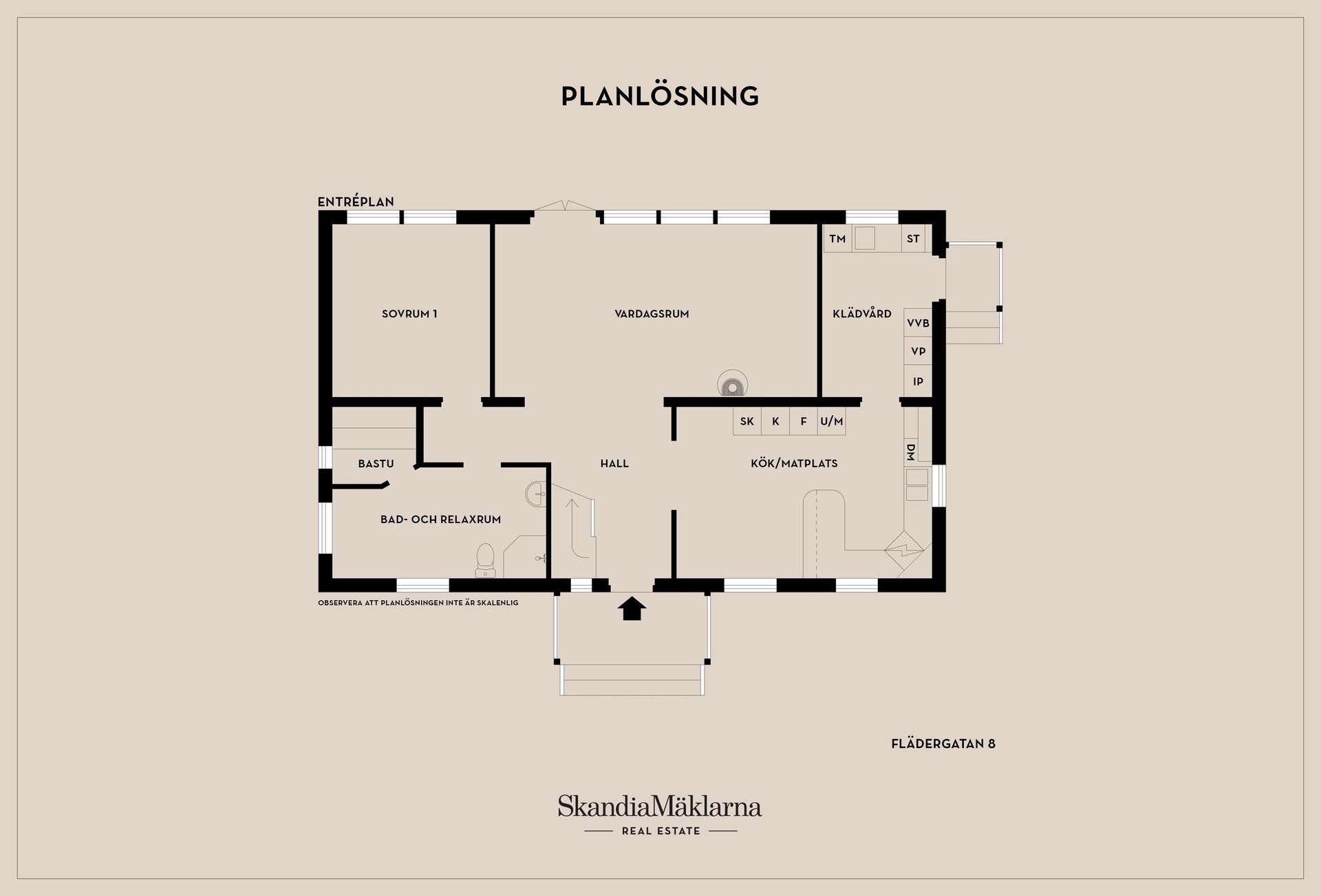 Villa, Flädergatan 8, Motala