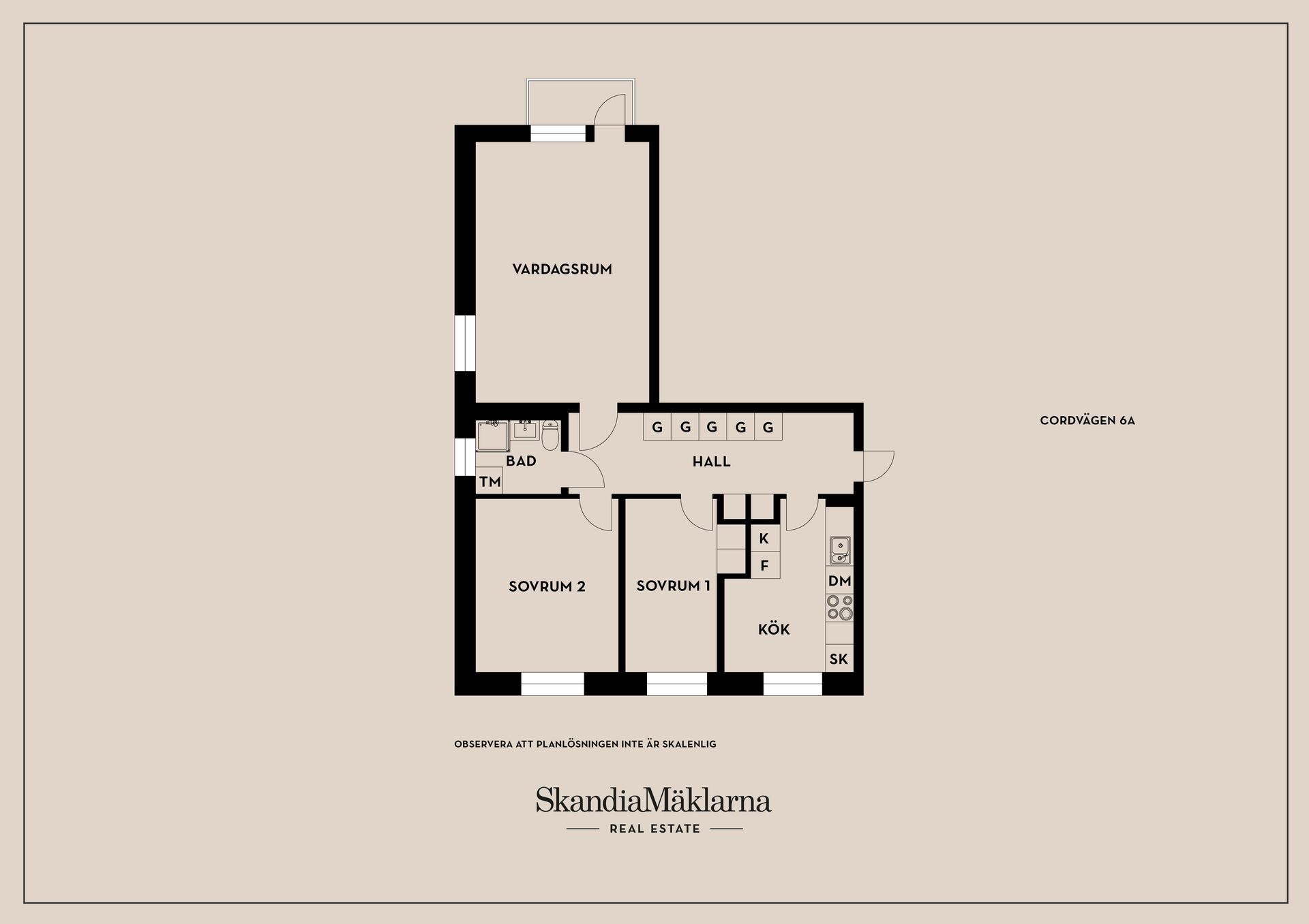 Bostadsrätt, Cordvägen 6A, Karlstad