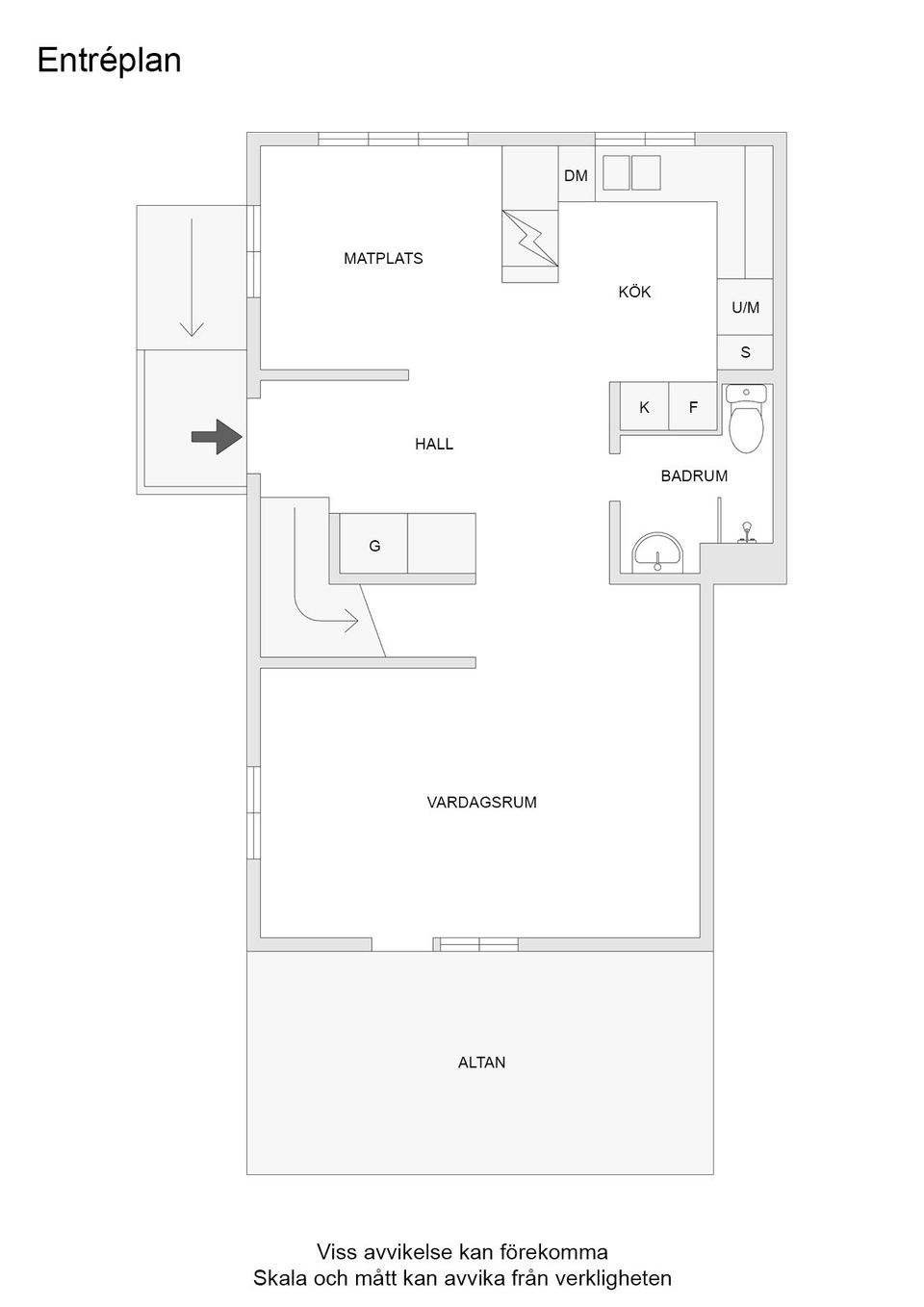 Bostadsrätt, Malmabergsgatan 39D, Haga, Västerås
