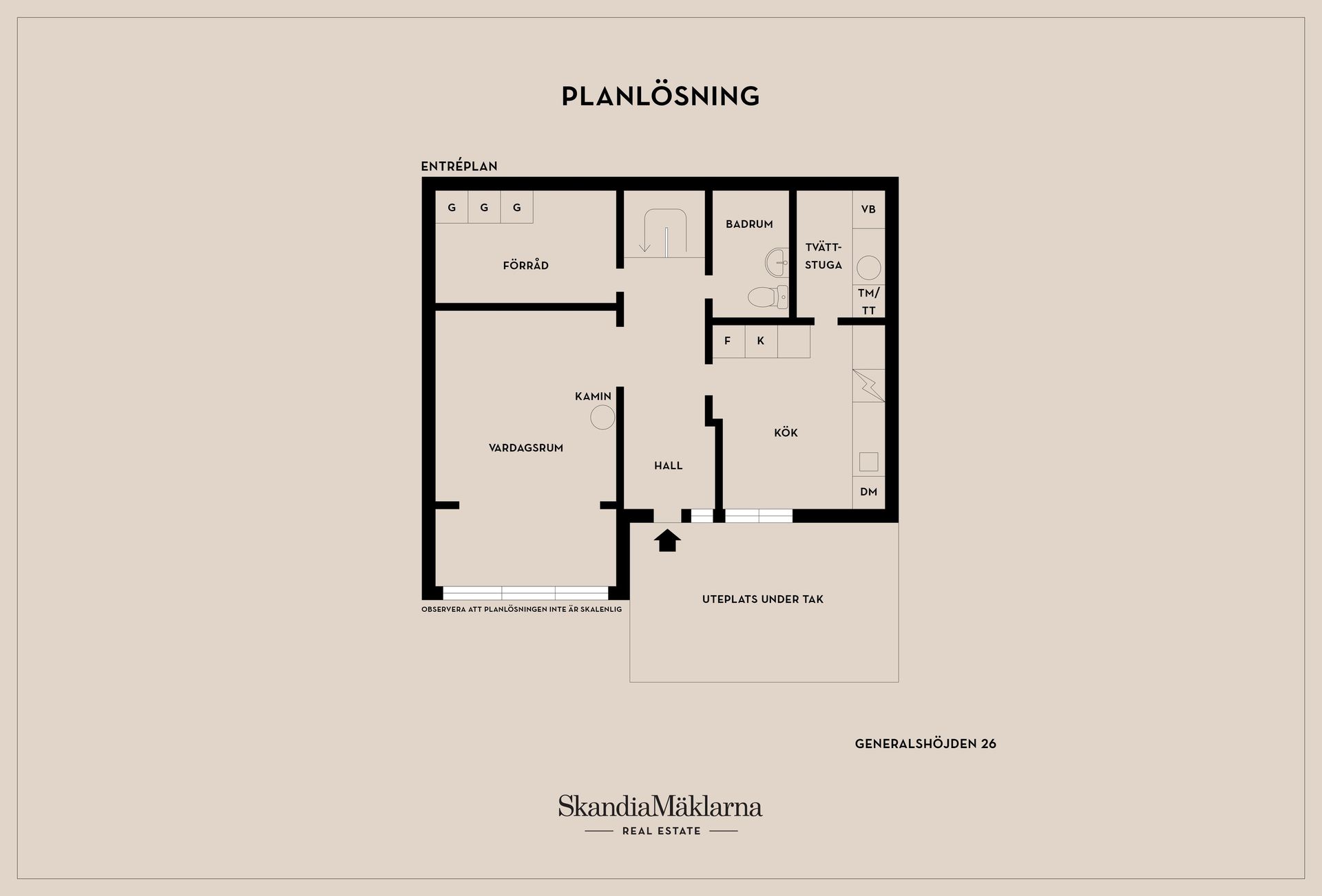 Radhus, Generalshöjden 26, Malmköping, Flen