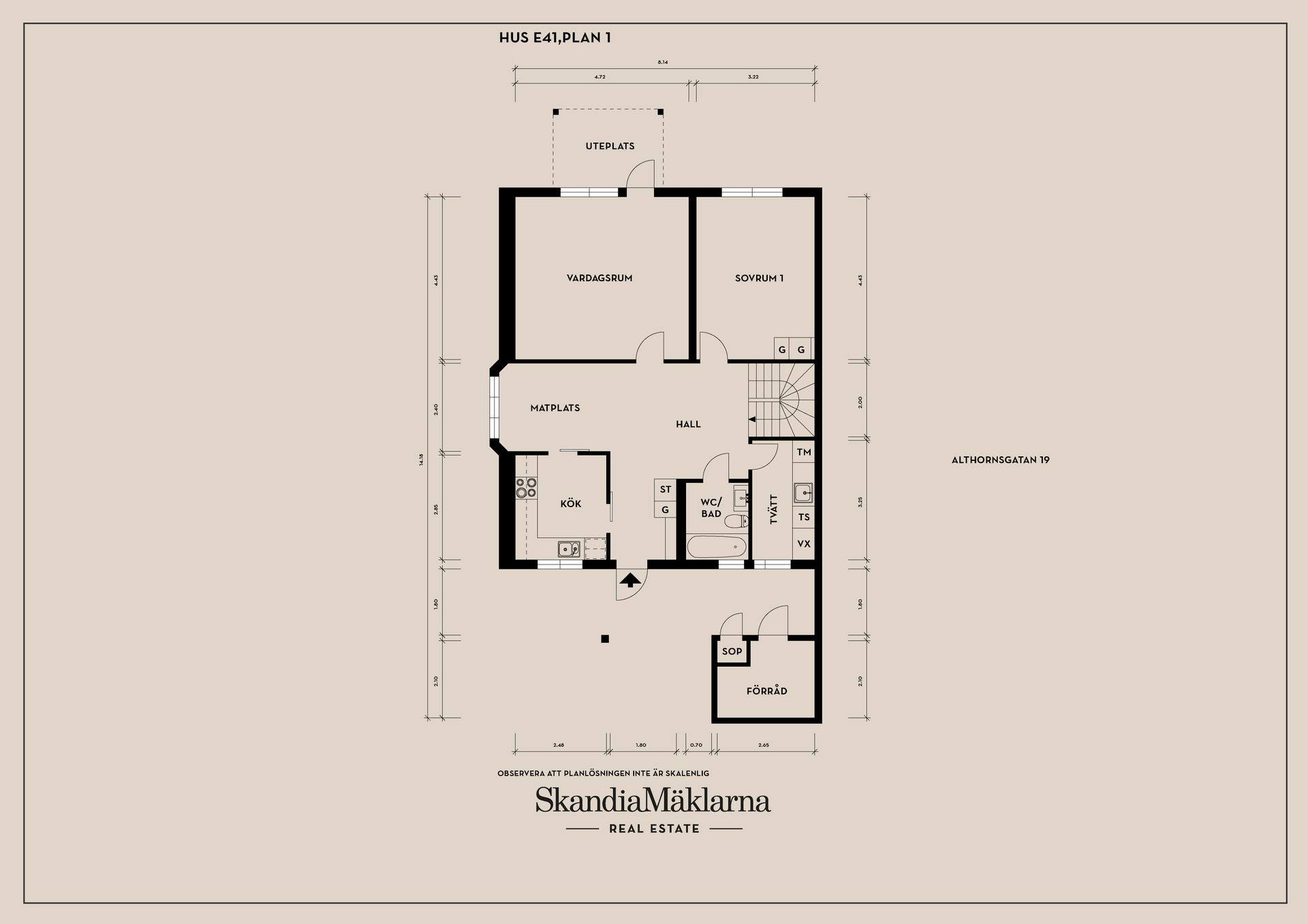 Villa, Valthornsgatan 19, Kronoparken/Universitetet, Karlstad