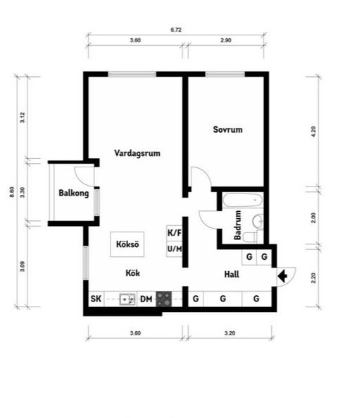 Bostadsrätt, Gitarrgatan 3, Frölunda, Göteborg