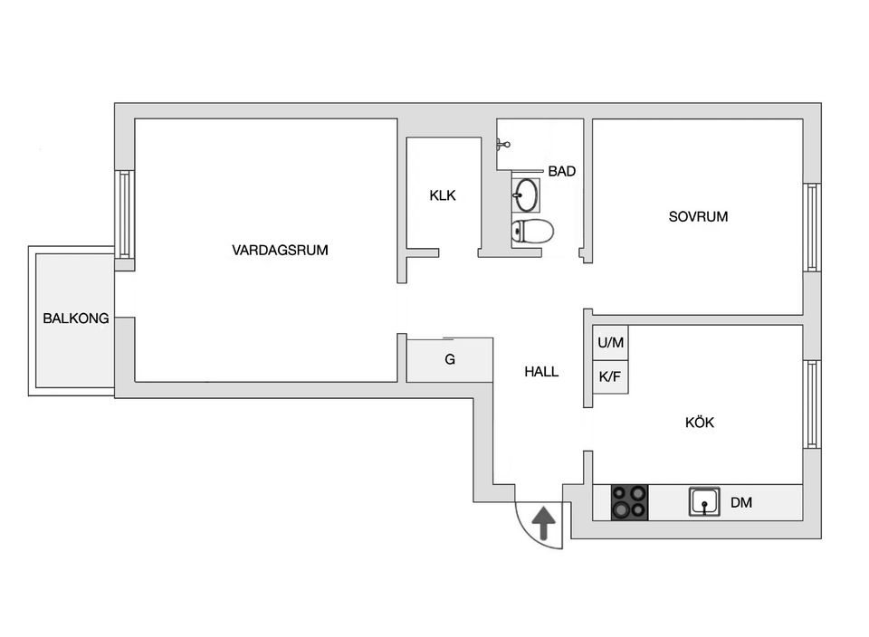 Bostadsrätt, Torgilsgatan 16B, Norrmalm, Borås