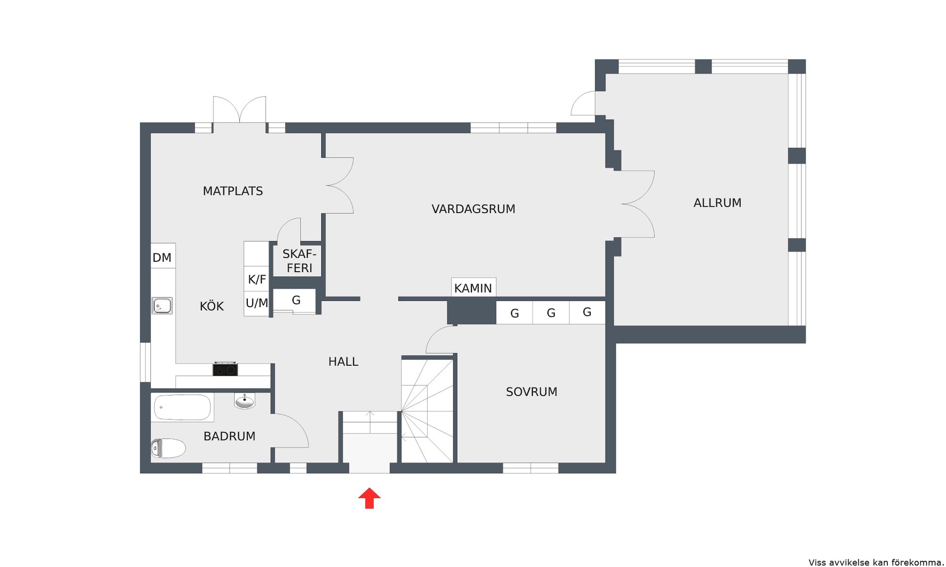 Villa, Barrstigen 9, Stensberg, Ljungby