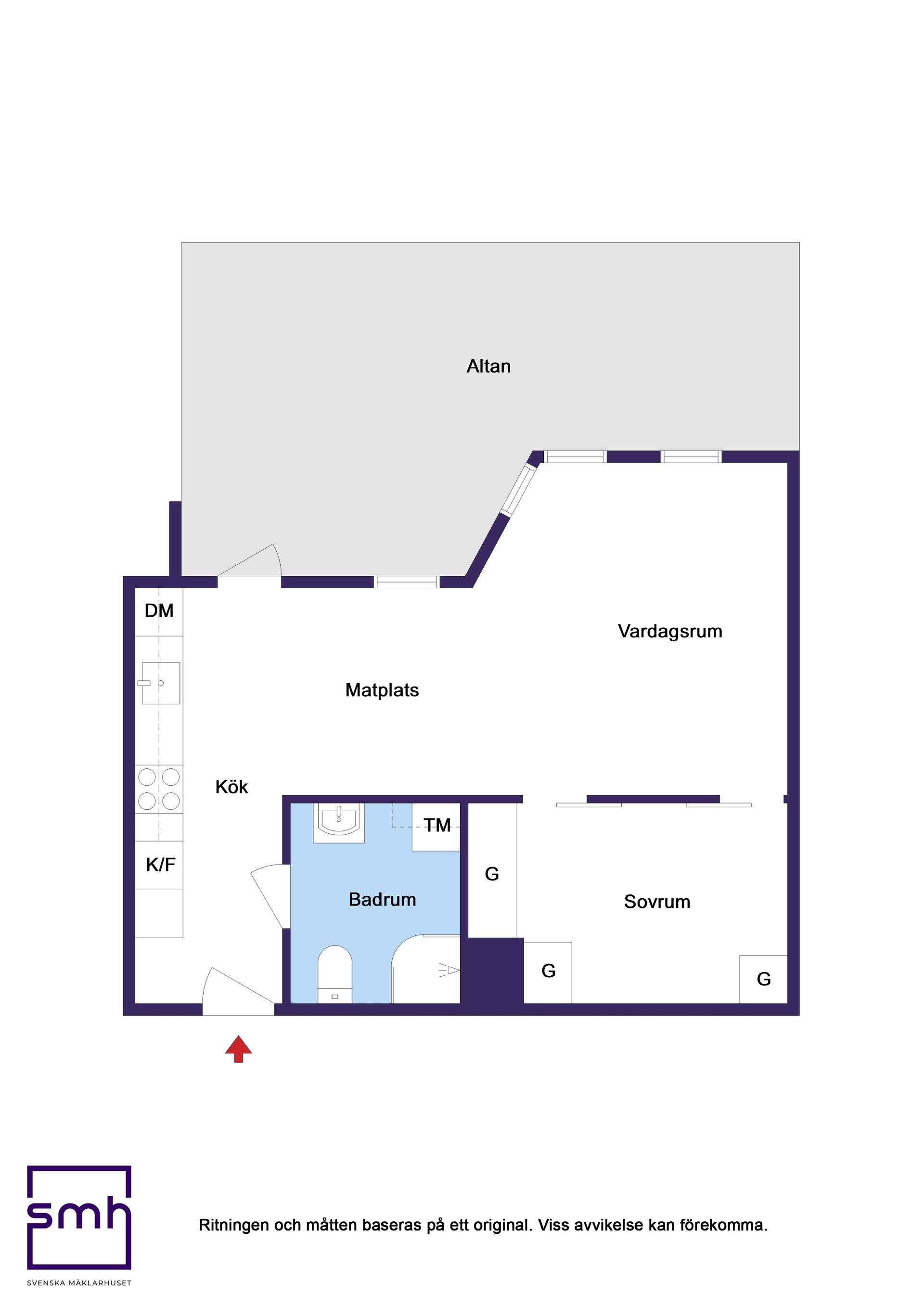 Bostadsrätt, Badvägen 2B, Kristianstad