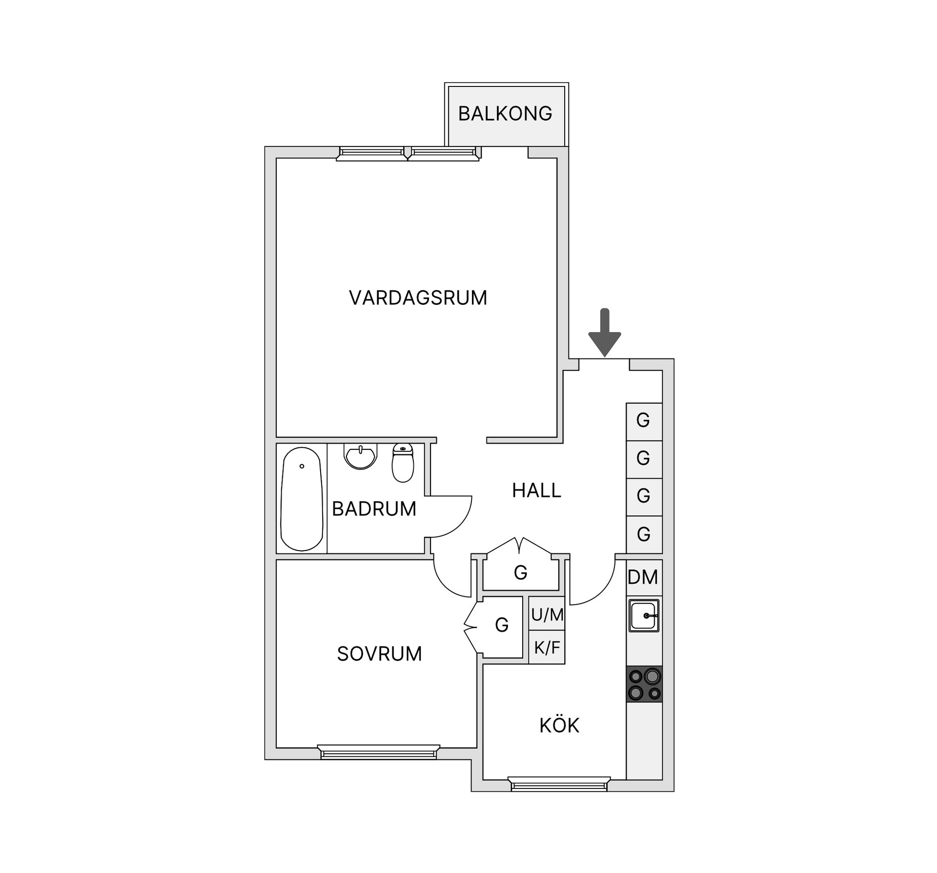 Bostadsrätt, Riksdalervägen 20, Hägerstensåsen, Stockholm