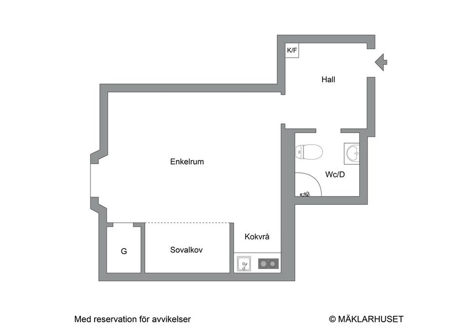 Bostadsrätt, Fredsgatan 9B, Centrala Sundbyberg, Sundbyberg
