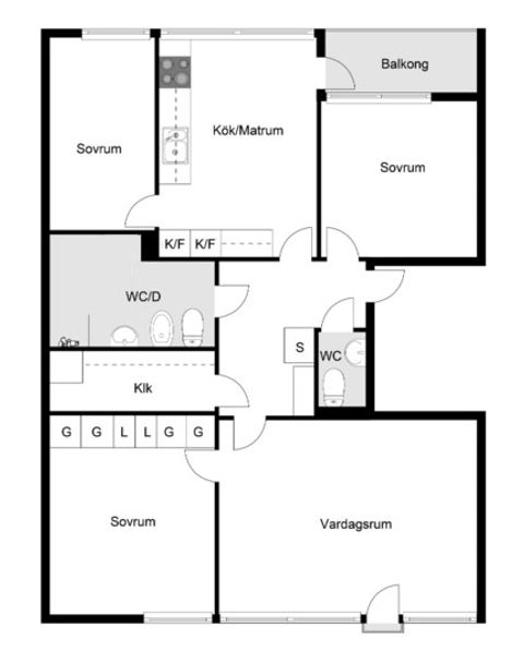 Bostadsrätt, Vibblabyvägen 2, Jakobsberg, Järfälla