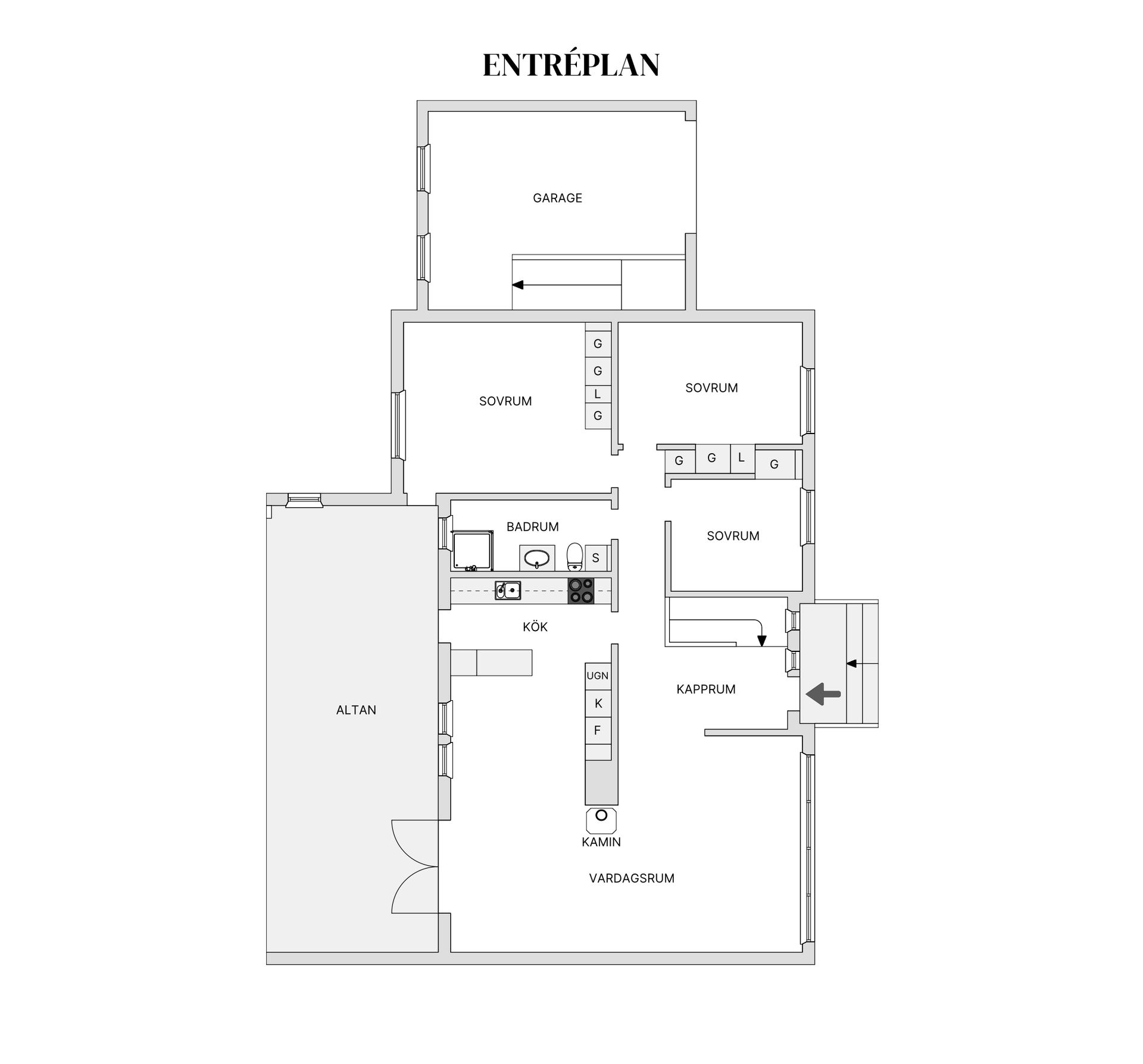 Villa, Verkstadsgatan 16, Genevad, Laholm