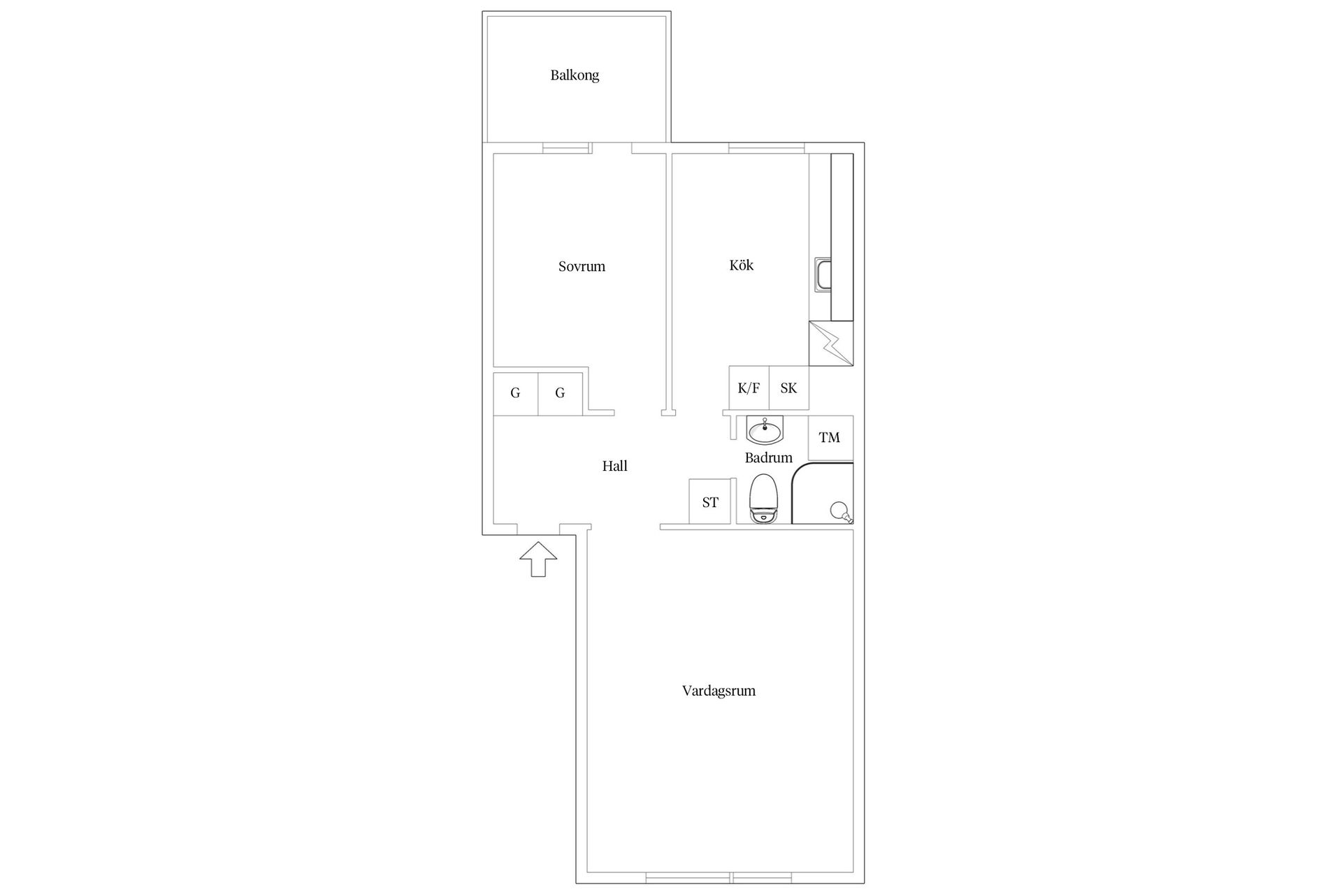 Bostadsrätt, Sunnanvindsgatan 2C, Centrala Hisingen, Göteborg