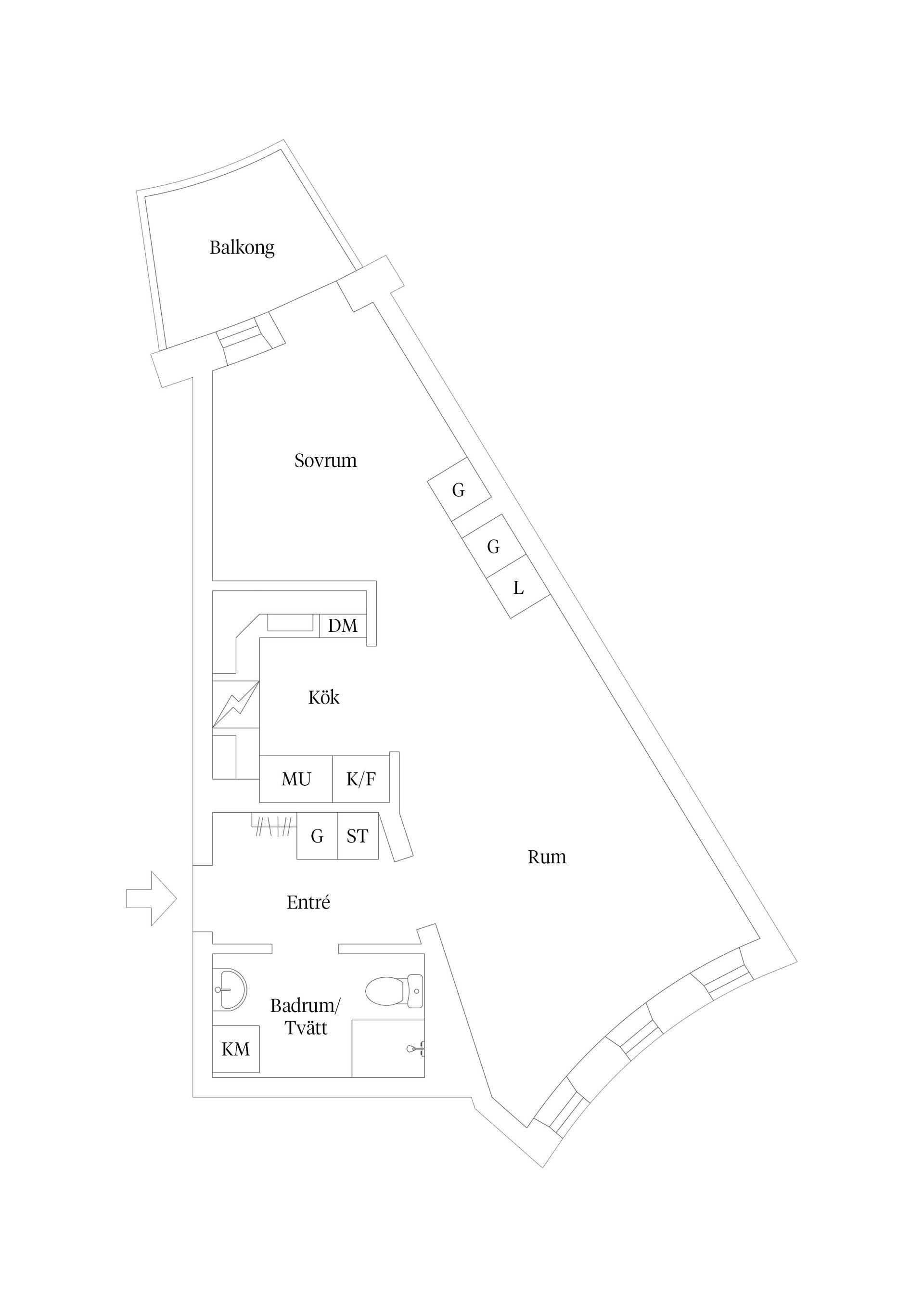 Bostadsrätt, Thorells gata 8, Övre Vasastaden, Linköping