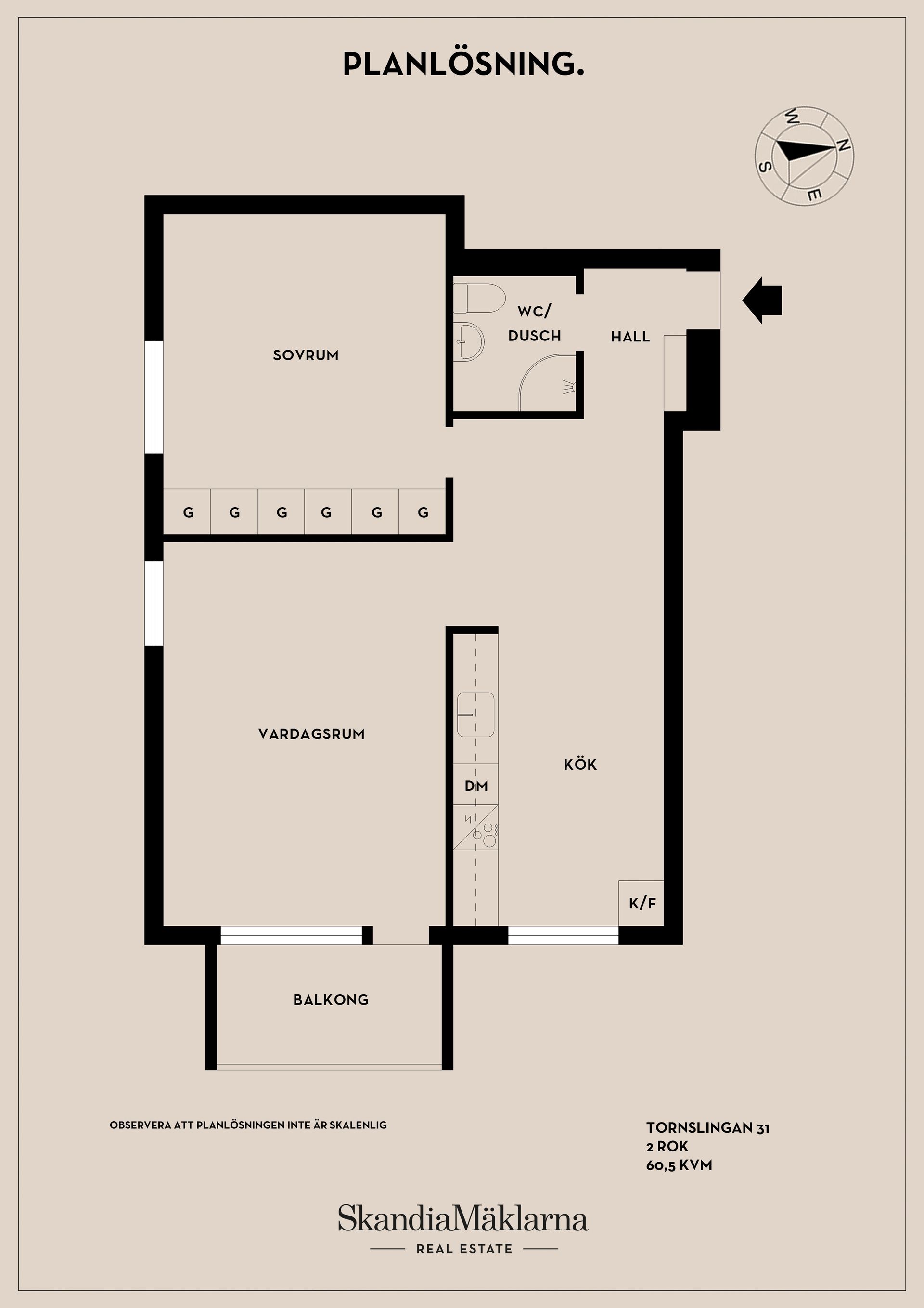 Bostadsrätt, Tornslingan 31, Huddinge