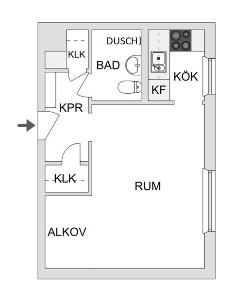 Bostadsrätt, Torsgatan 15C, Alhem, Skellefteå