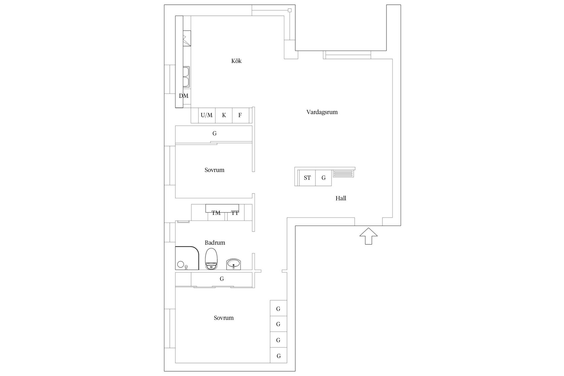 Bostadsrätt, Hjalmar Forsbergs gata 2, Tågaborg, Helsingborg