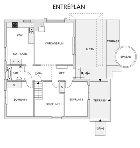 Villa, Borgvägen 18, Trollbäcken, Tyresö