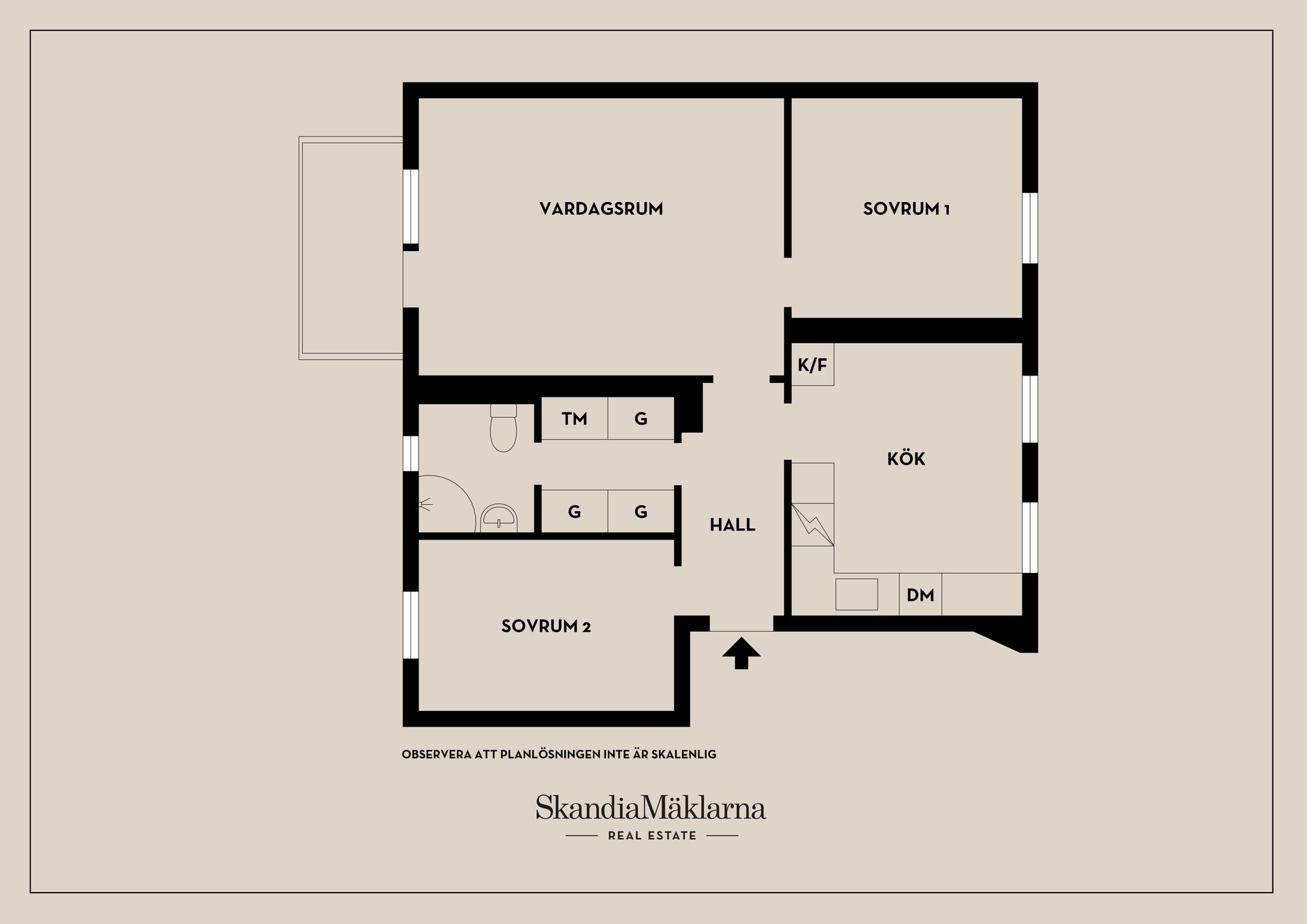 Bostadsrätt, Vadmalsvägen 17, Riksby, Stockholm