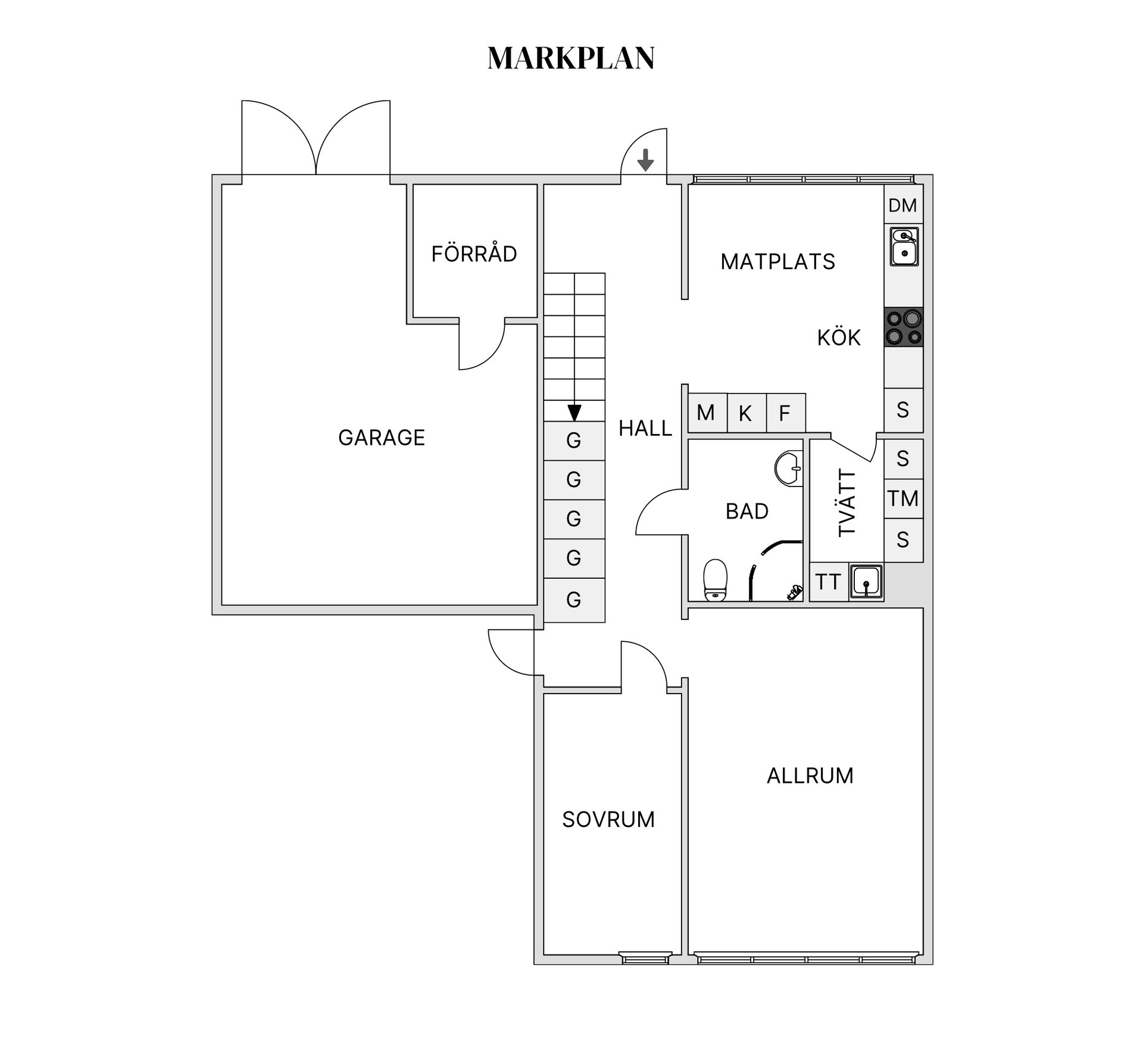 Villa, Radhus, Mantalsvägen 7, Stenliden, Partille