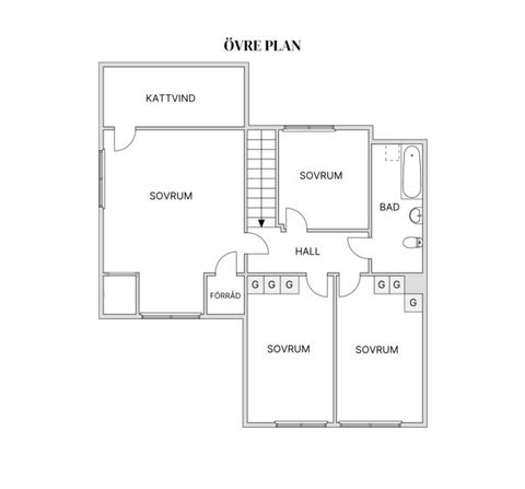 Villa, Radhus, Mantalsvägen 7, Stenliden, Partille