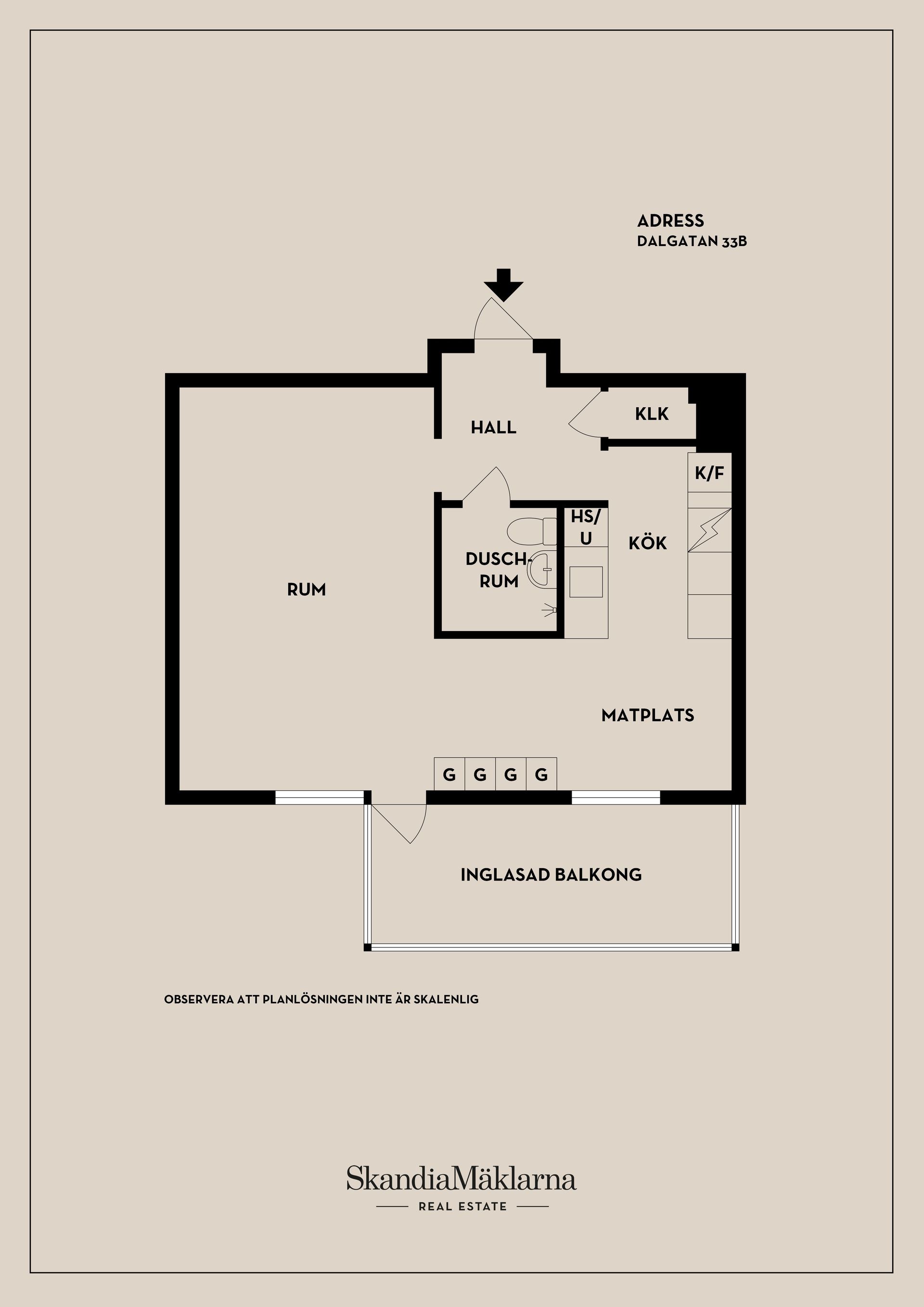 Bostadsrätt, Dalgatan 33B, Centralt, Sundsvall