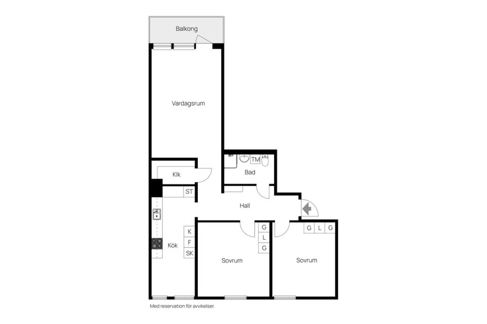 Bostadsrätt, Langenbergsgatan 2B, Blåsbo, Västerås