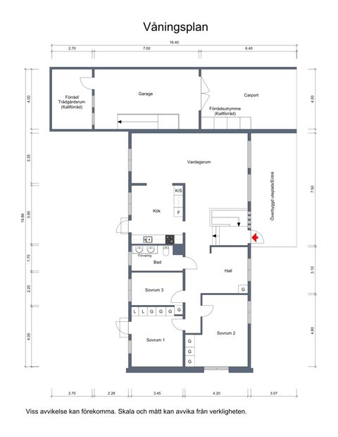 Villa, Granvägen 24, Vindeln