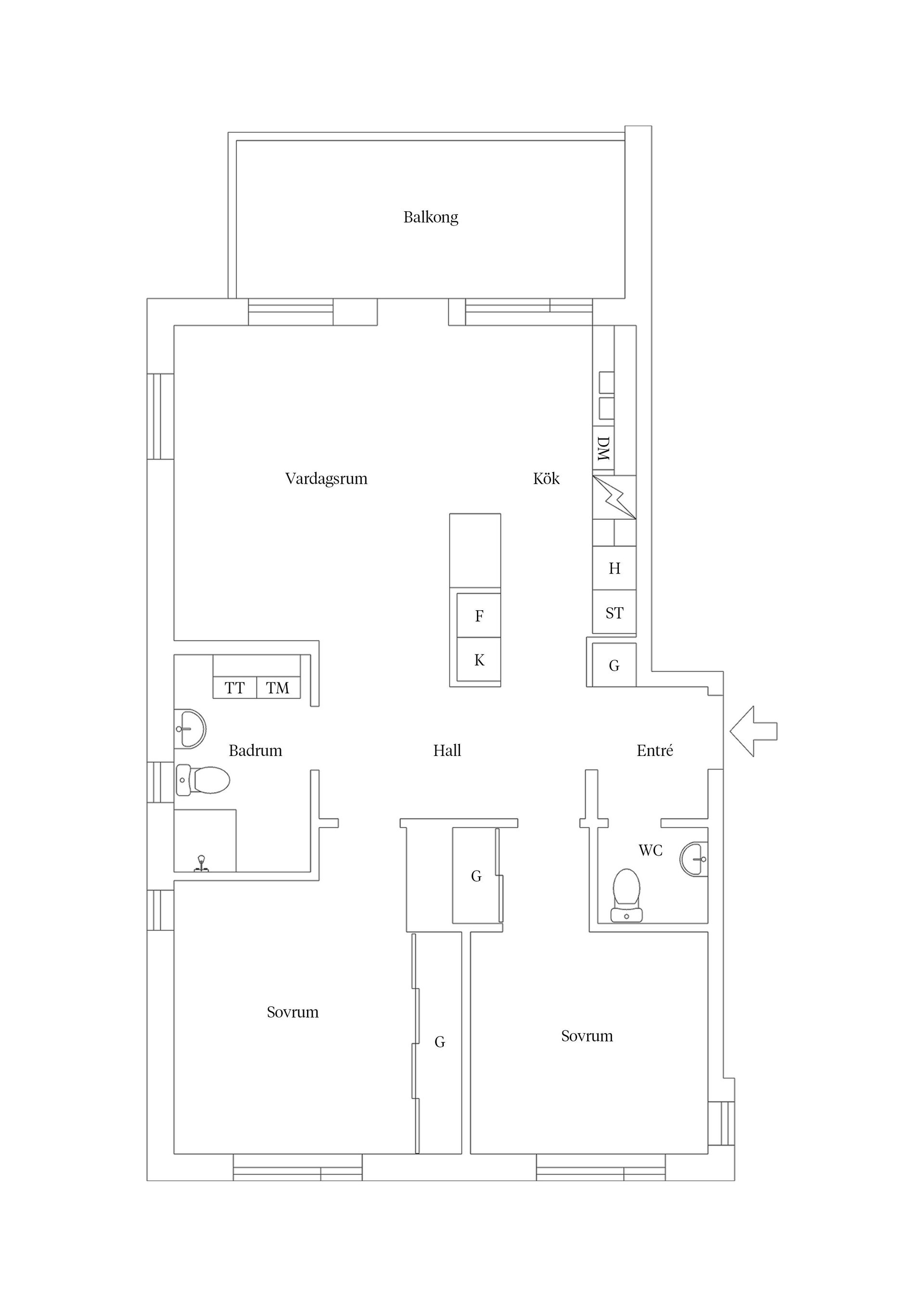 Bostadsrätt, Rosengrens gata 3B, Limhamns Sjöstad, Malmö
