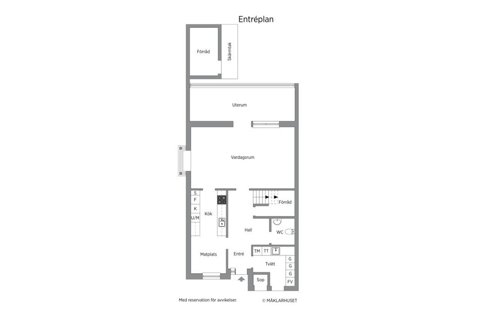 Radhus, Klackens Kortgränd 10, Fyllinge, Halmstad