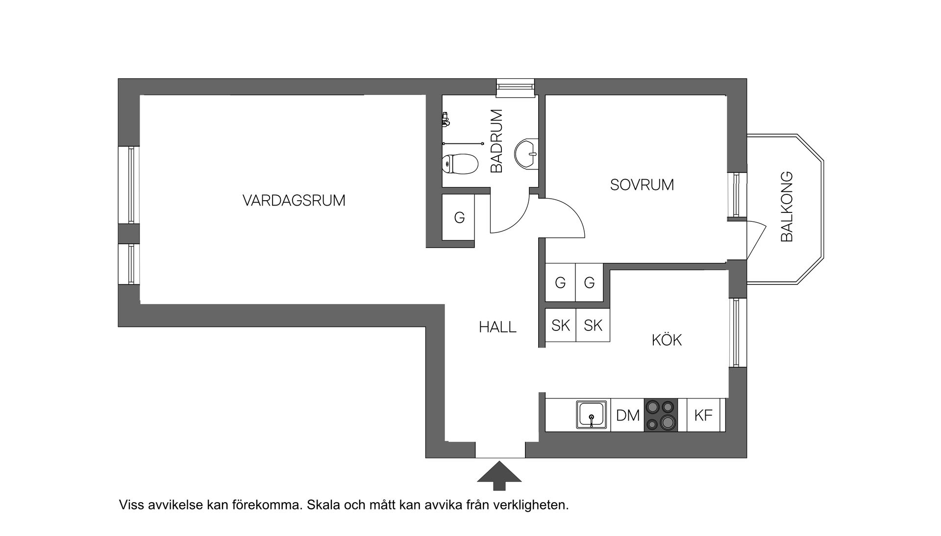 Bostadsrätt, Kristiansborgsallén 1B, Centralt - Kristiansborg, Västerås