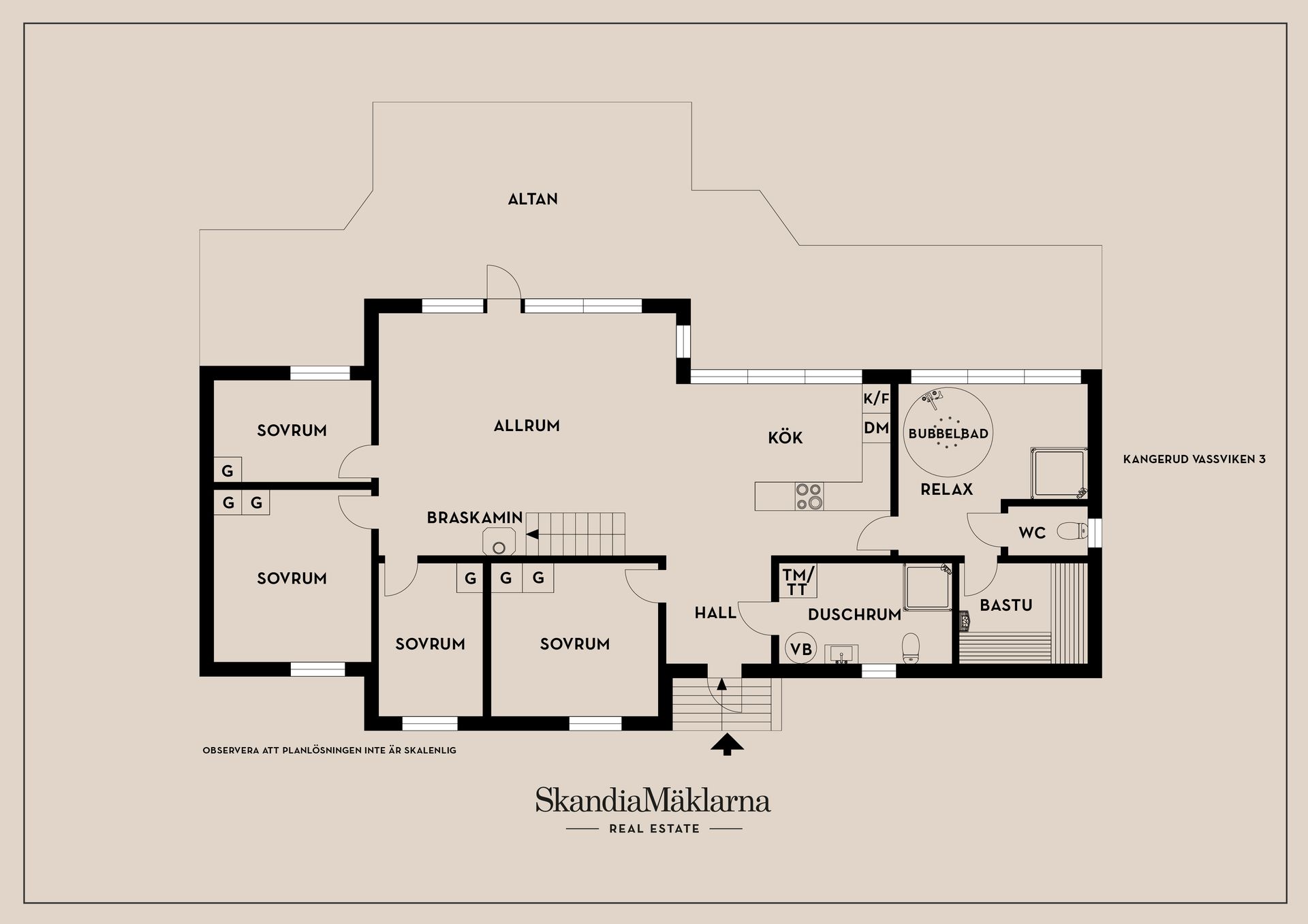 Villa, Kangerud Vassviken 3, Grums
