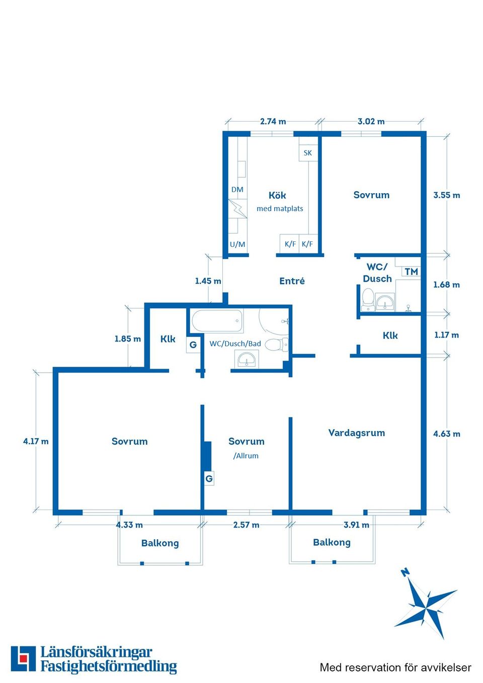 Bostadsrätt, Skänningegatan 27A, 2 vån, Centralt, Vadstena