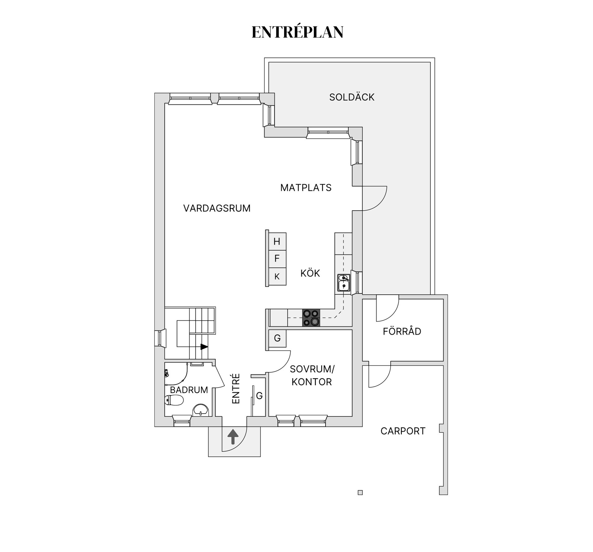 Villa, Hyltegatan 1E, Centralt Väster/Rotorp, Halmstad
