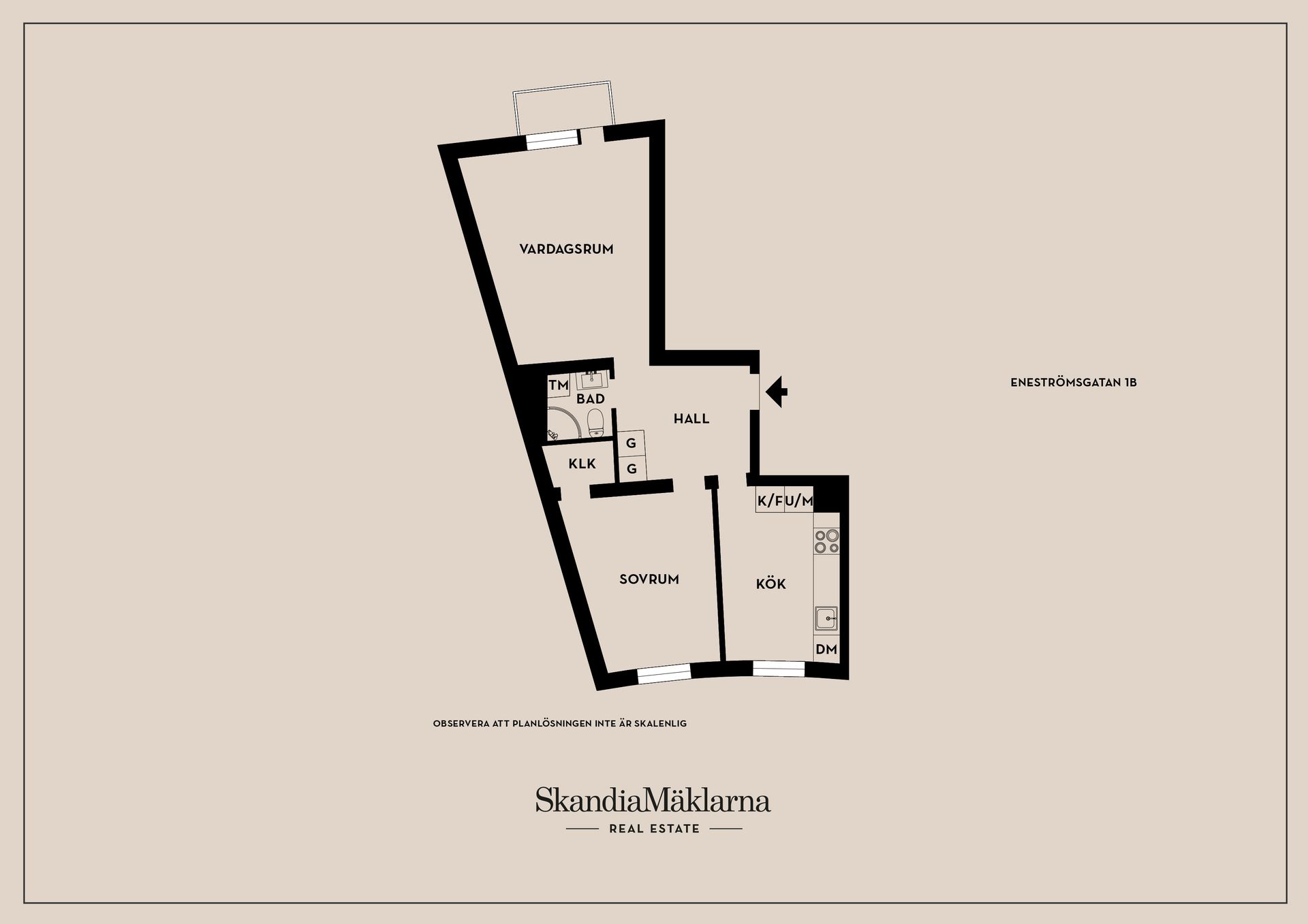 Bostadsrätt, Eneströmsgatan 1B, Centrum/Mitt-i-city, Karlstad