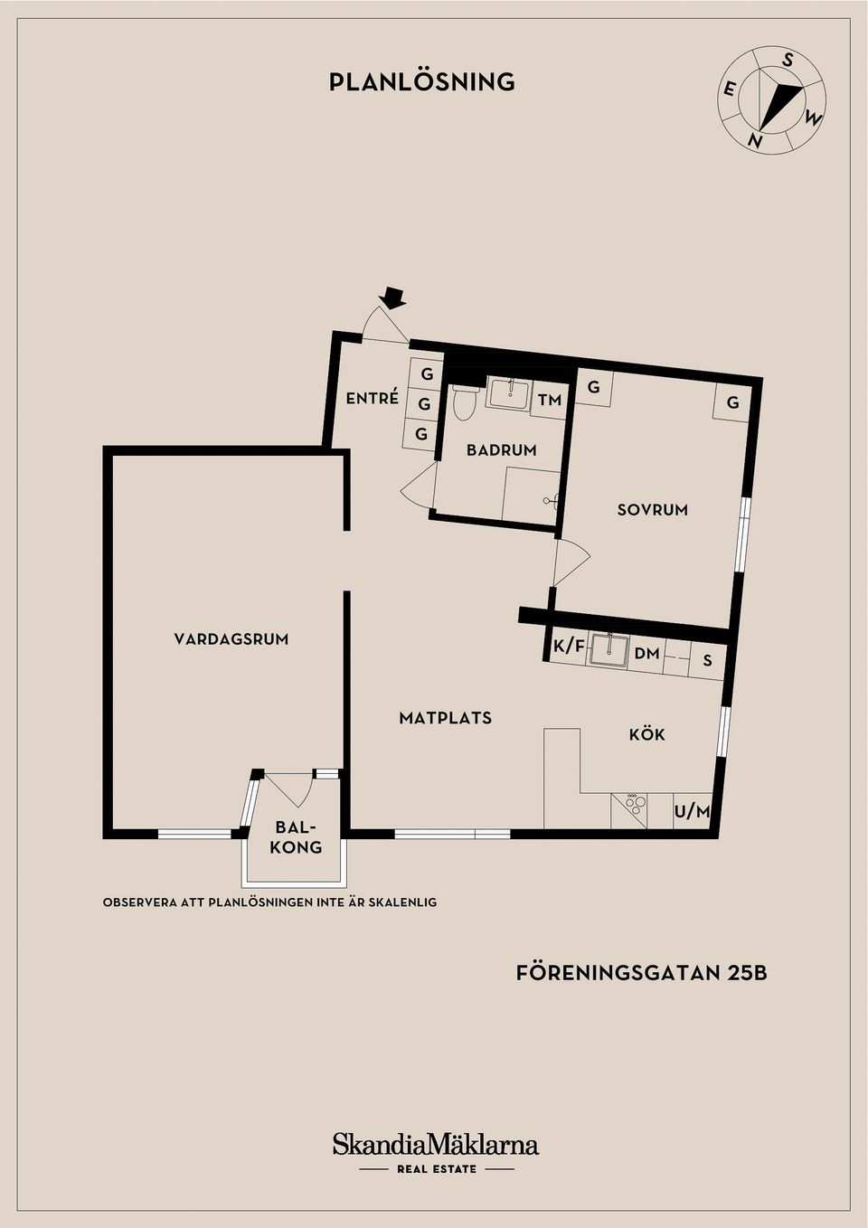Bostadsrätt, Föreningsgatan 25B, Tågaborg, Helsingborg