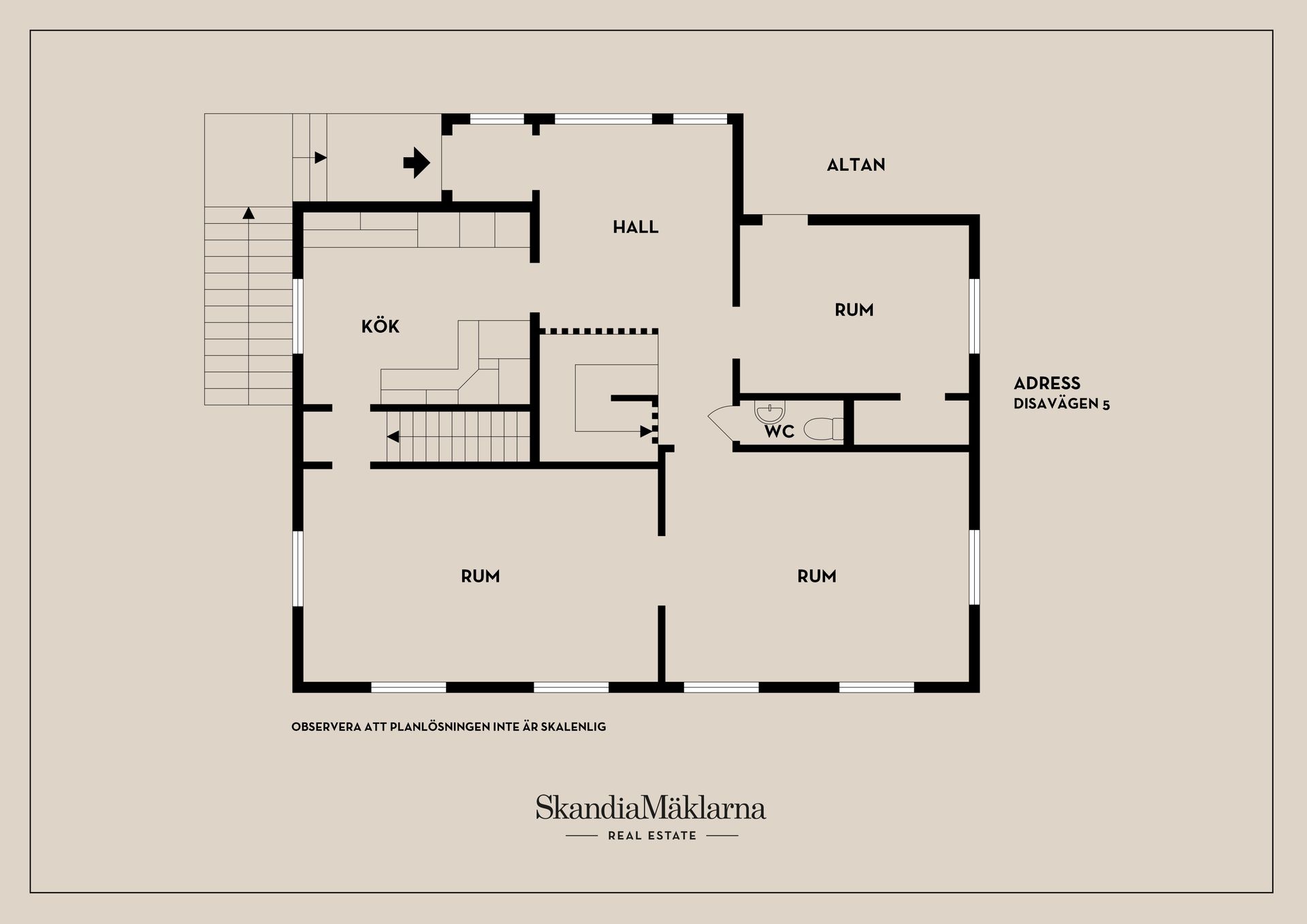 Villa, Disavägen 5, Mälarhöjden, Stockholm