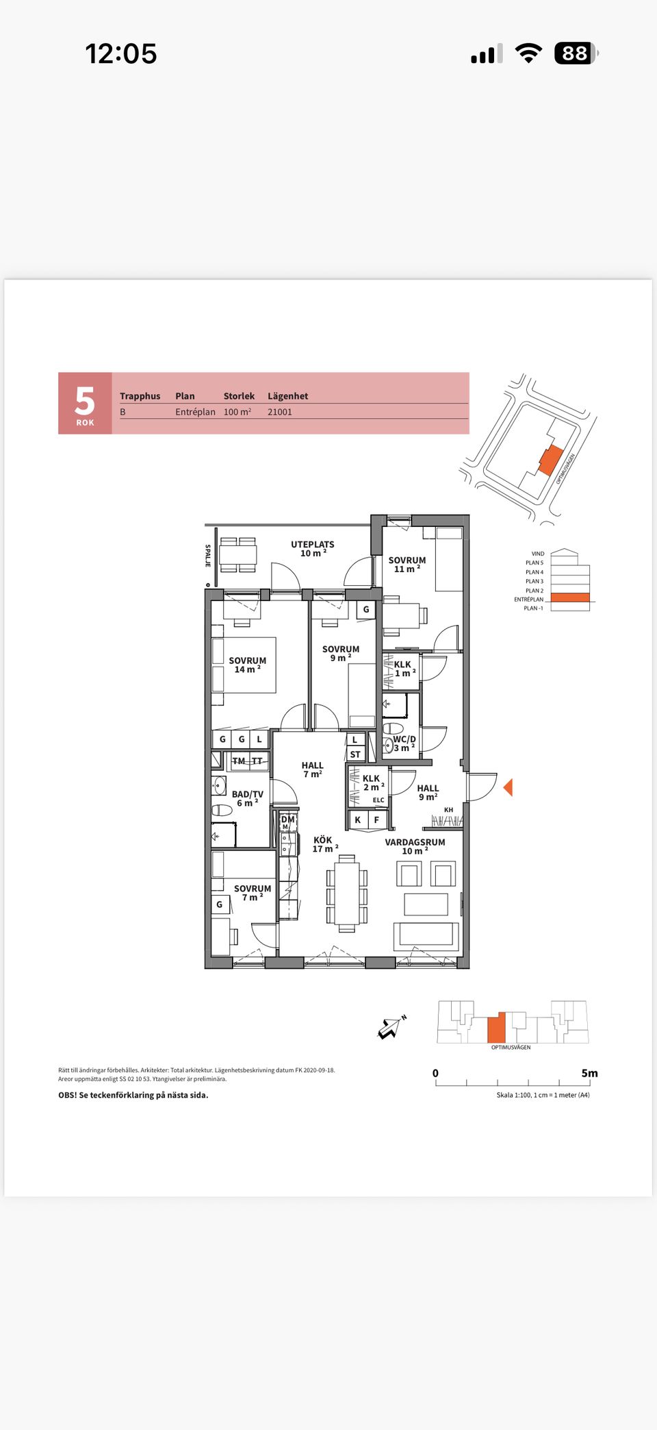 Bostadsrätt, Optimusvägen 6B, Centralt, Upplands Väsby