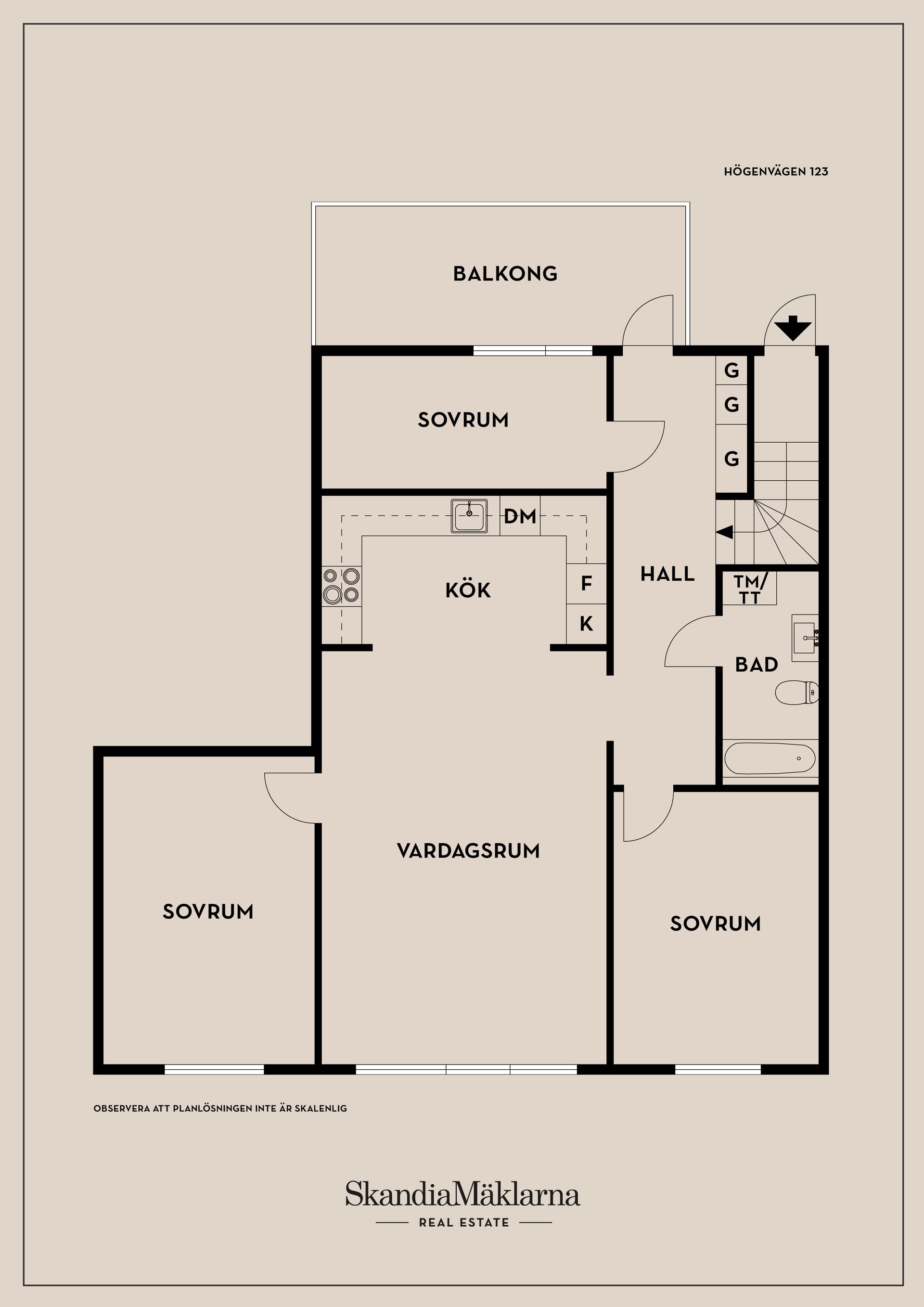 Bostadsrätt, Högenvägen 123, Mölndal
