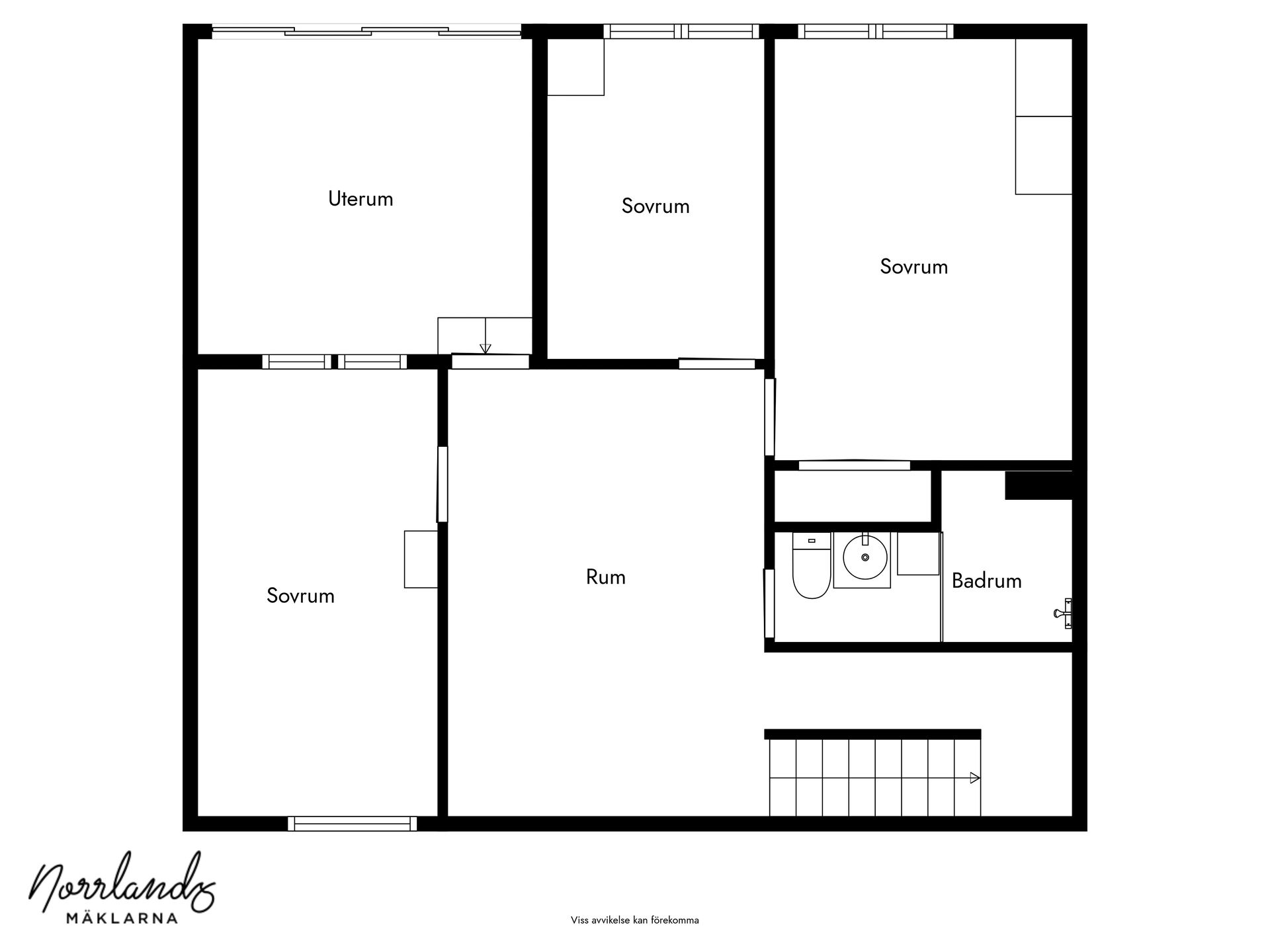 Radhus, Visthusvägen 10, Klockarberget, Sundsvall
