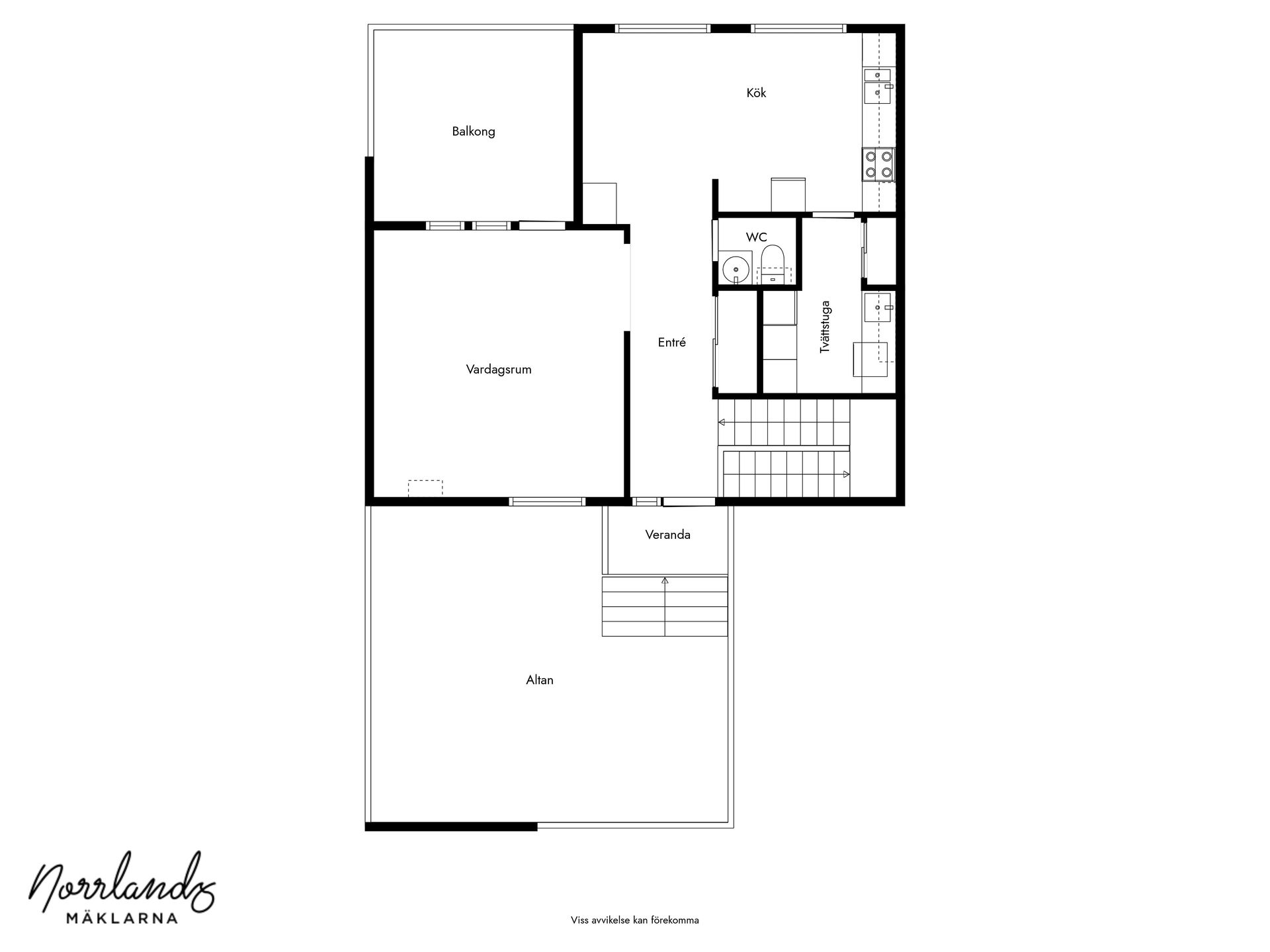 Radhus, Visthusvägen 10, Klockarberget, Sundsvall
