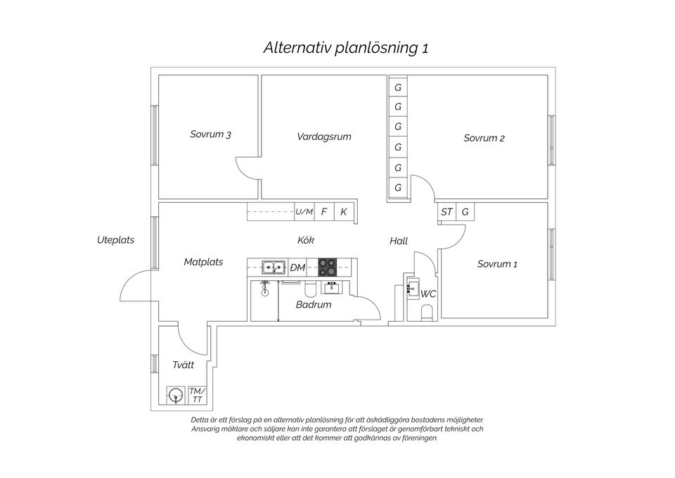 Bostadsrätt, Parternas Gränd 3, Norra Fäladen, Lund