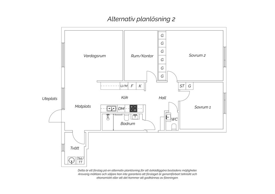 Bostadsrätt, Parternas Gränd 3, Norra Fäladen, Lund