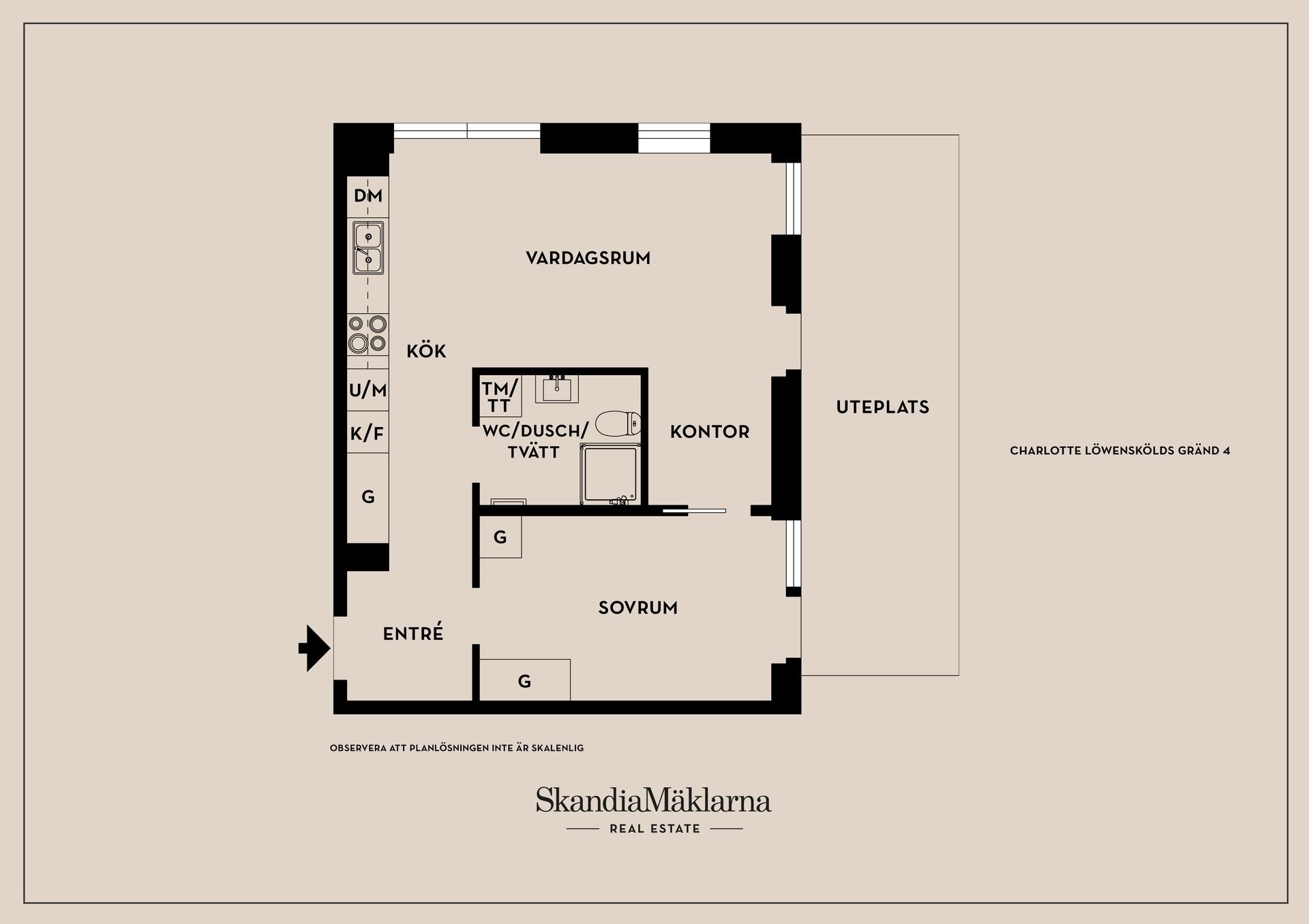 Bostadsrätt, Charlotte Löwenskölds Gränd 4, Selma Lagerlöfs Torg, Göteborg